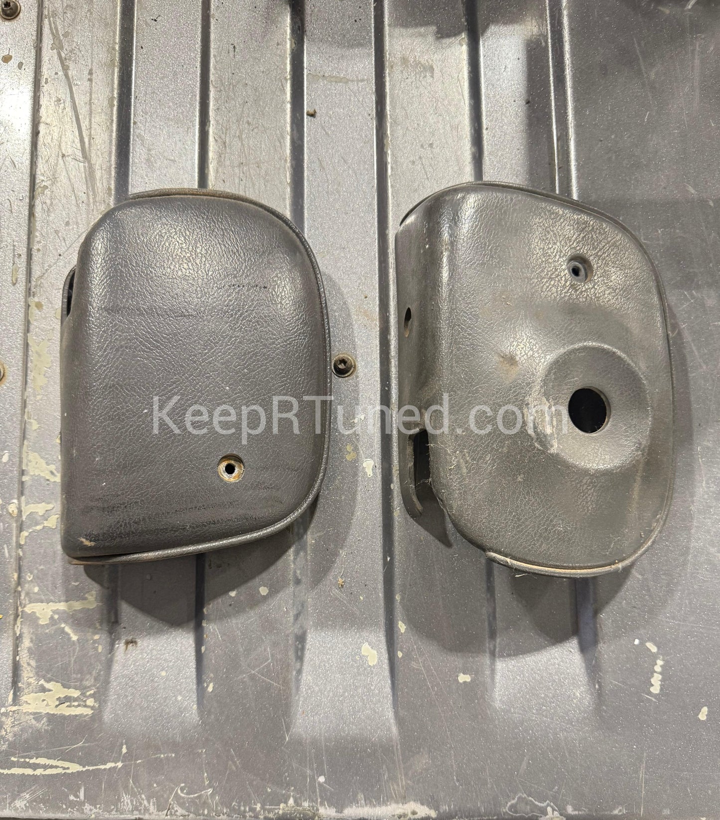 Bucket Seat Trim Covers Grey Drivers Seat