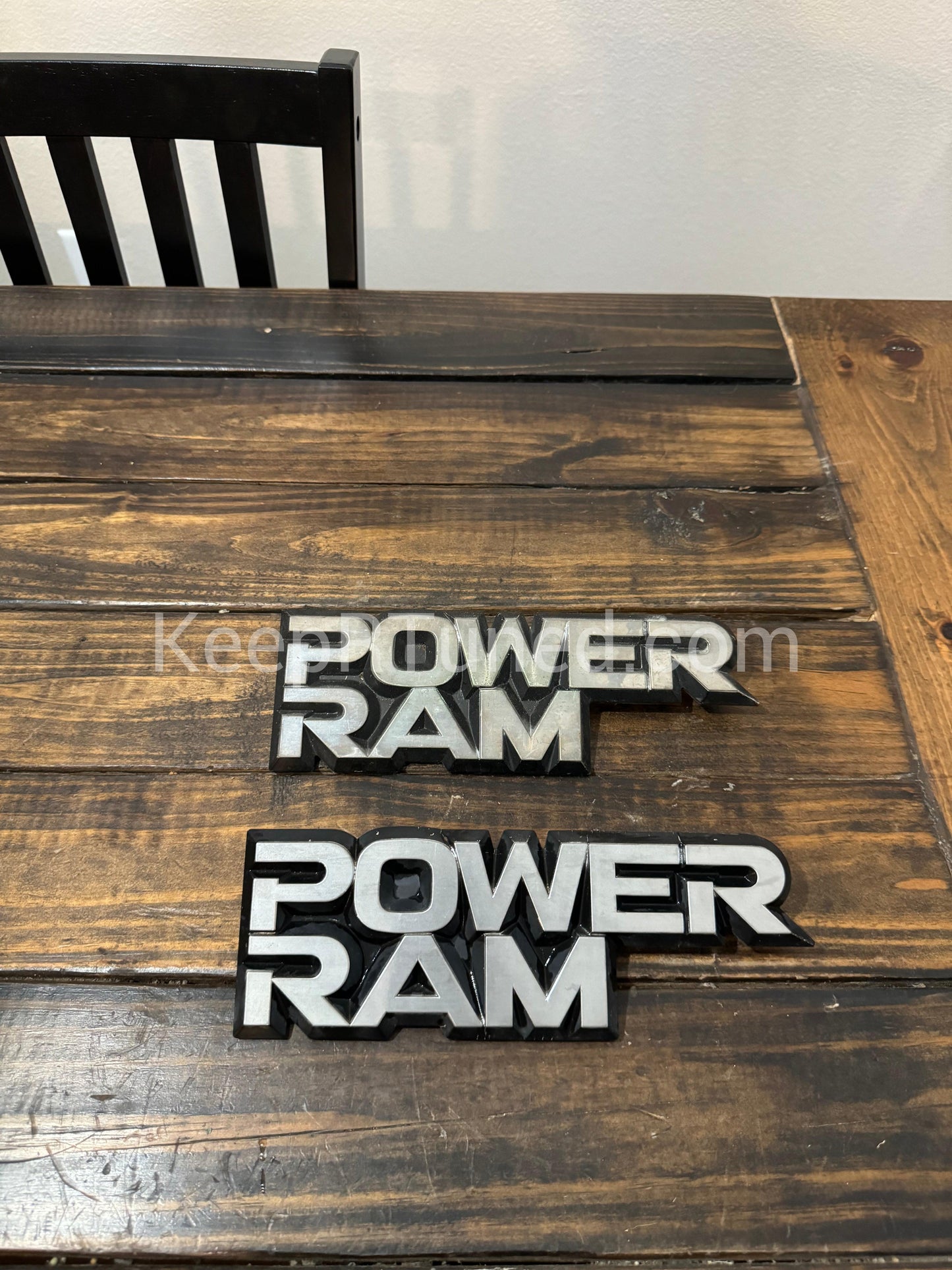 Emblem Power Ram 4x4 Gas Truck Pair