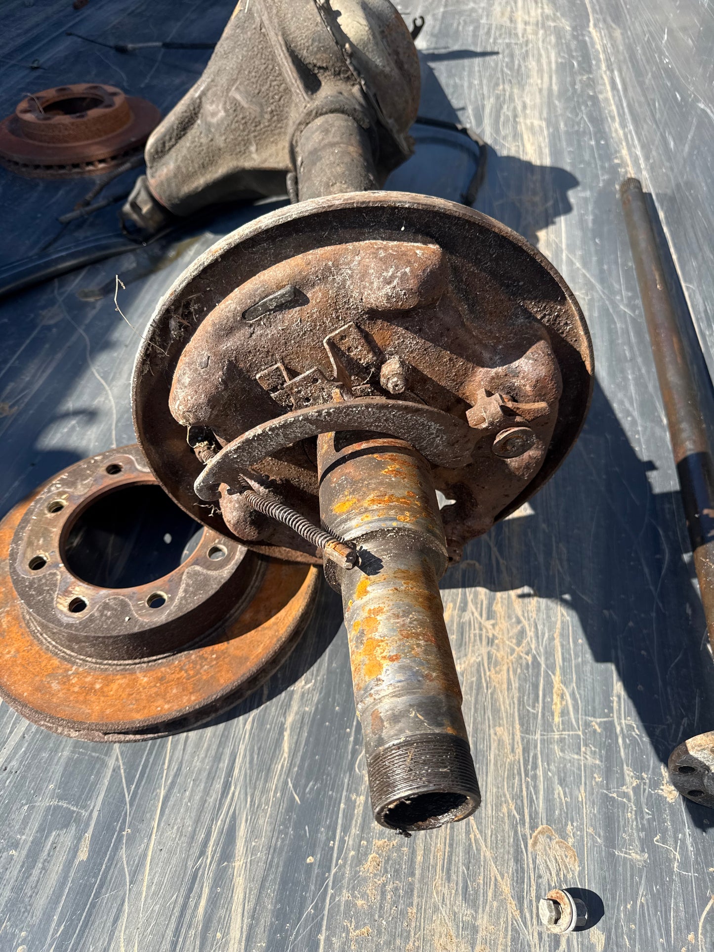 Backing Plate For Dana 70 Rear End Dually Passenger Side