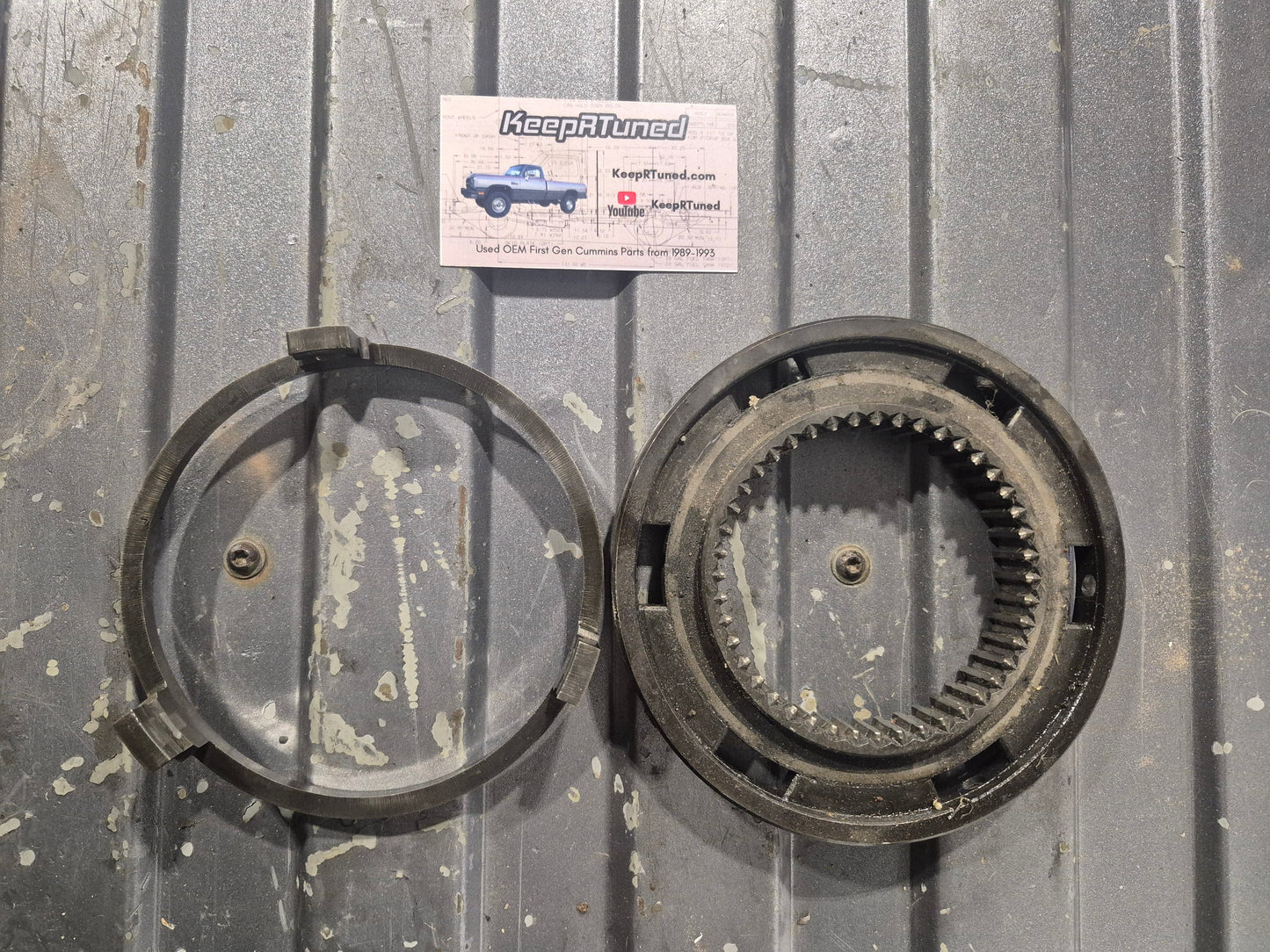 G360 GETRAG 1-2 SYNCHRO ASSEMBLY FITS '89-'93 DODGE (SEPARATE PIECES)