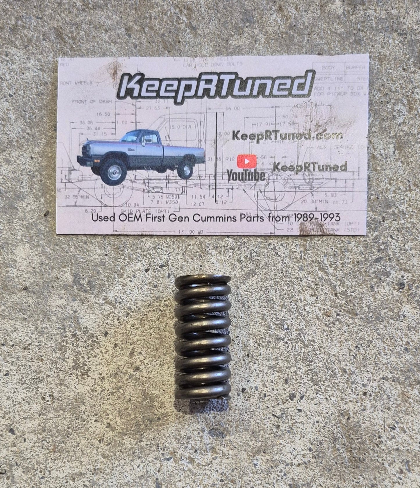 Fuel Injection Pump Timing Advance Spring Cummins VE