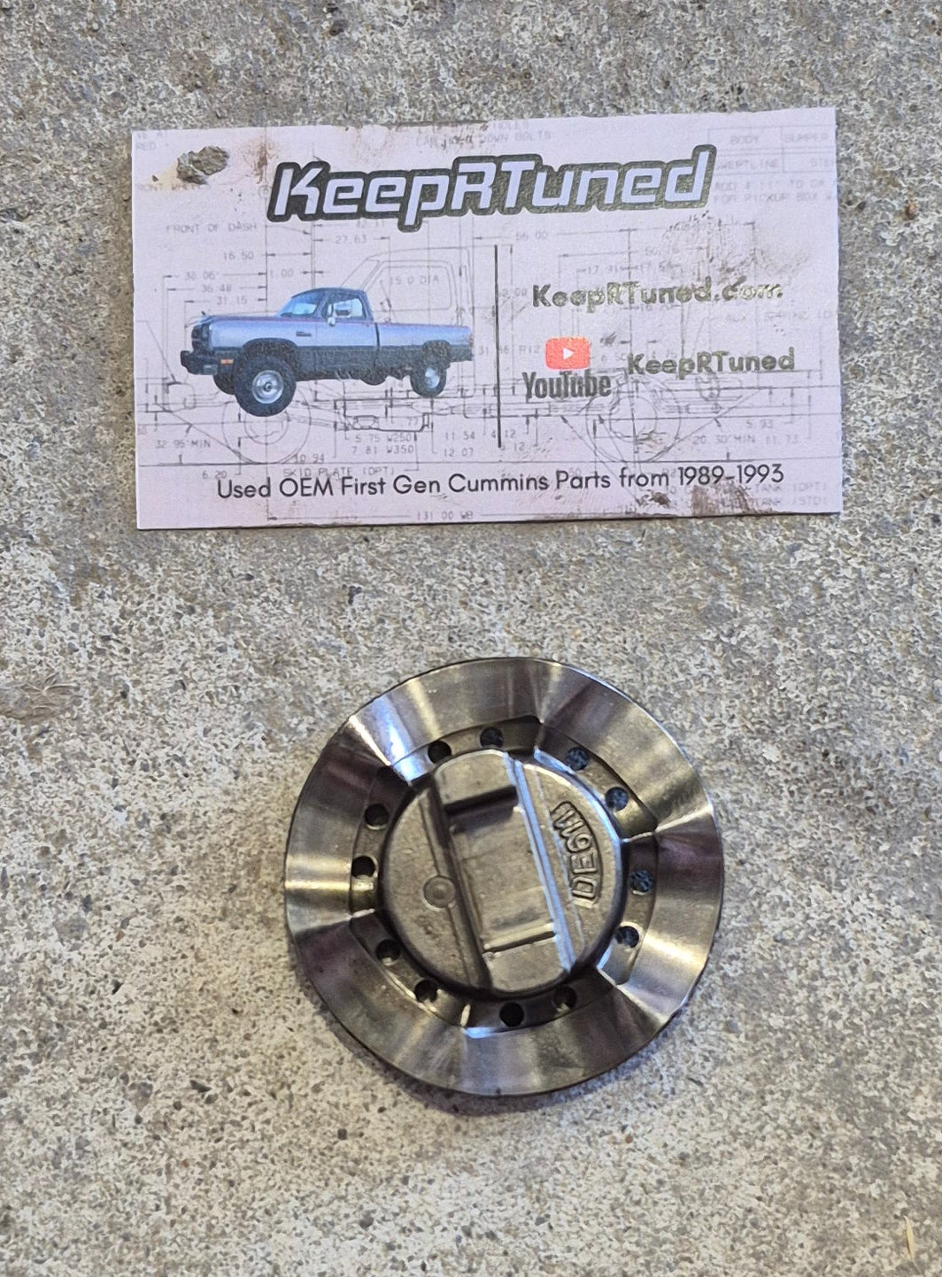 Fuel Injection Pump Cam Plate with Washers Cummins VE