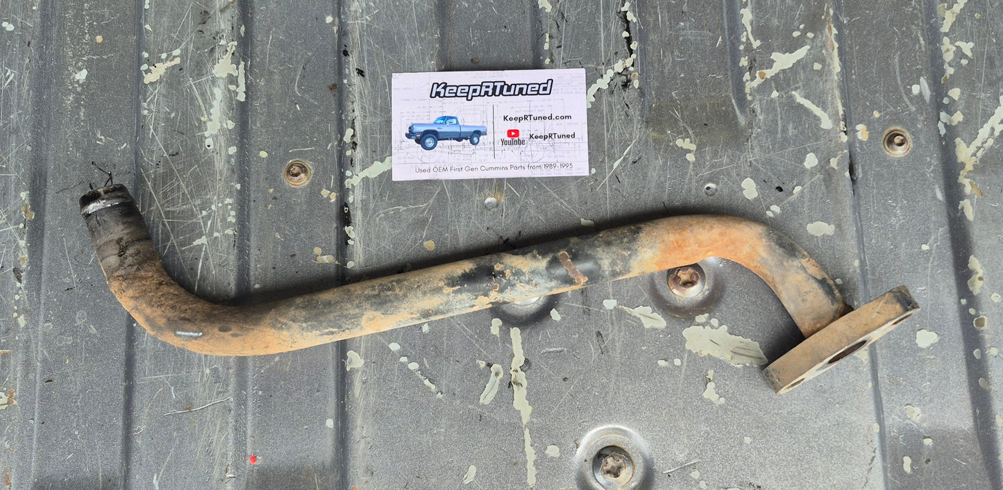 Turbo Oil Return Drain Line Tube Fits for Dodge Cummins 5.9L Diesel 89-02