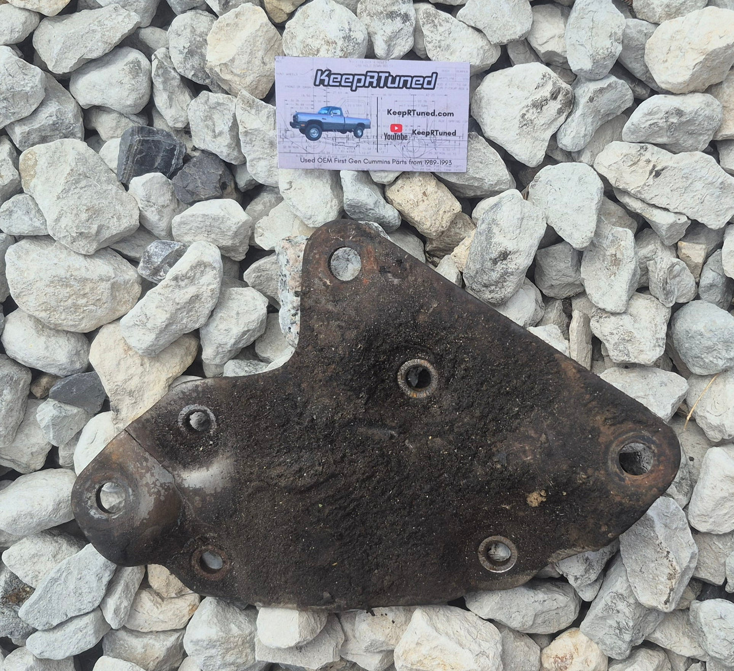 Power Steering Gear Box Mount 4x4 4wd Mounting Plate Bracket - Needs Welding / Repair