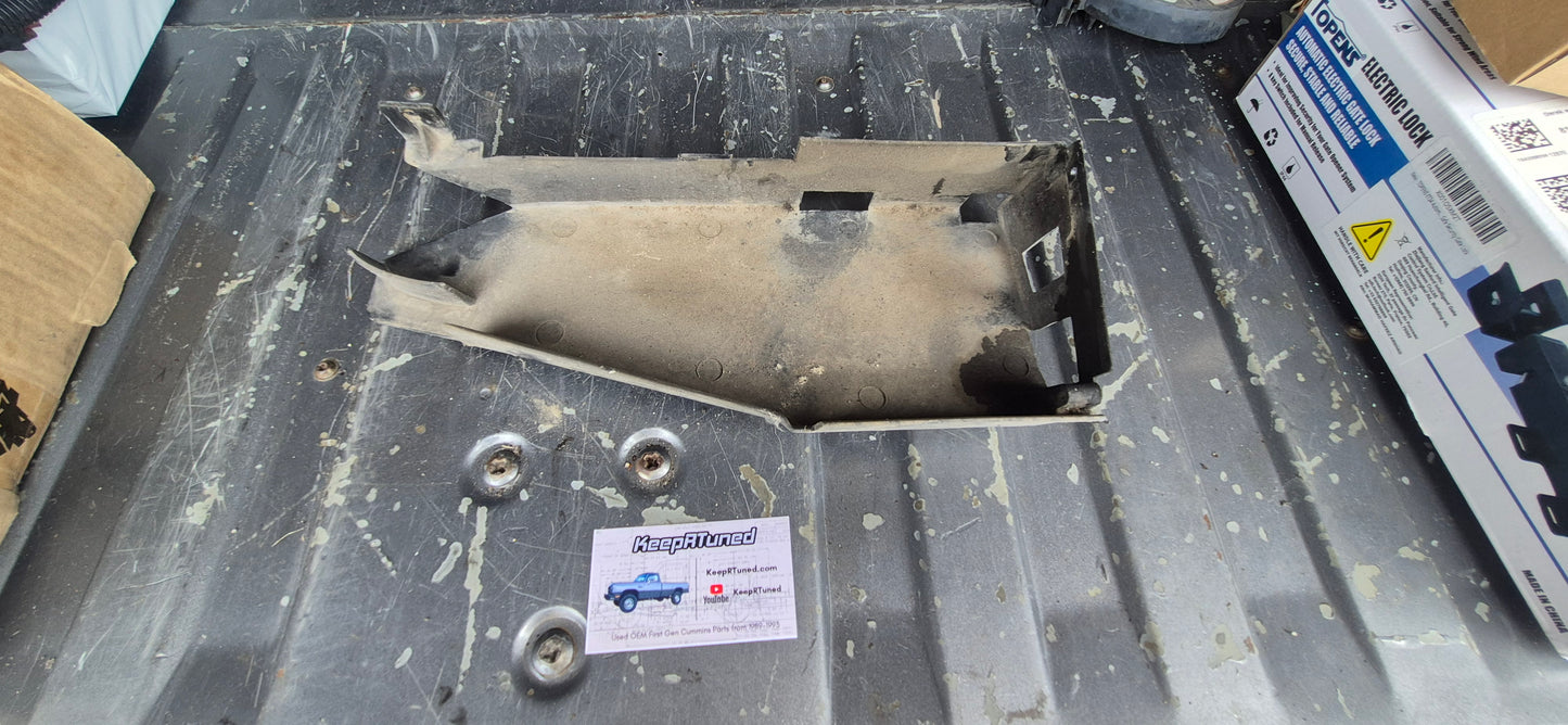Heater Box Lower Vent Deflector First Gen 89-93