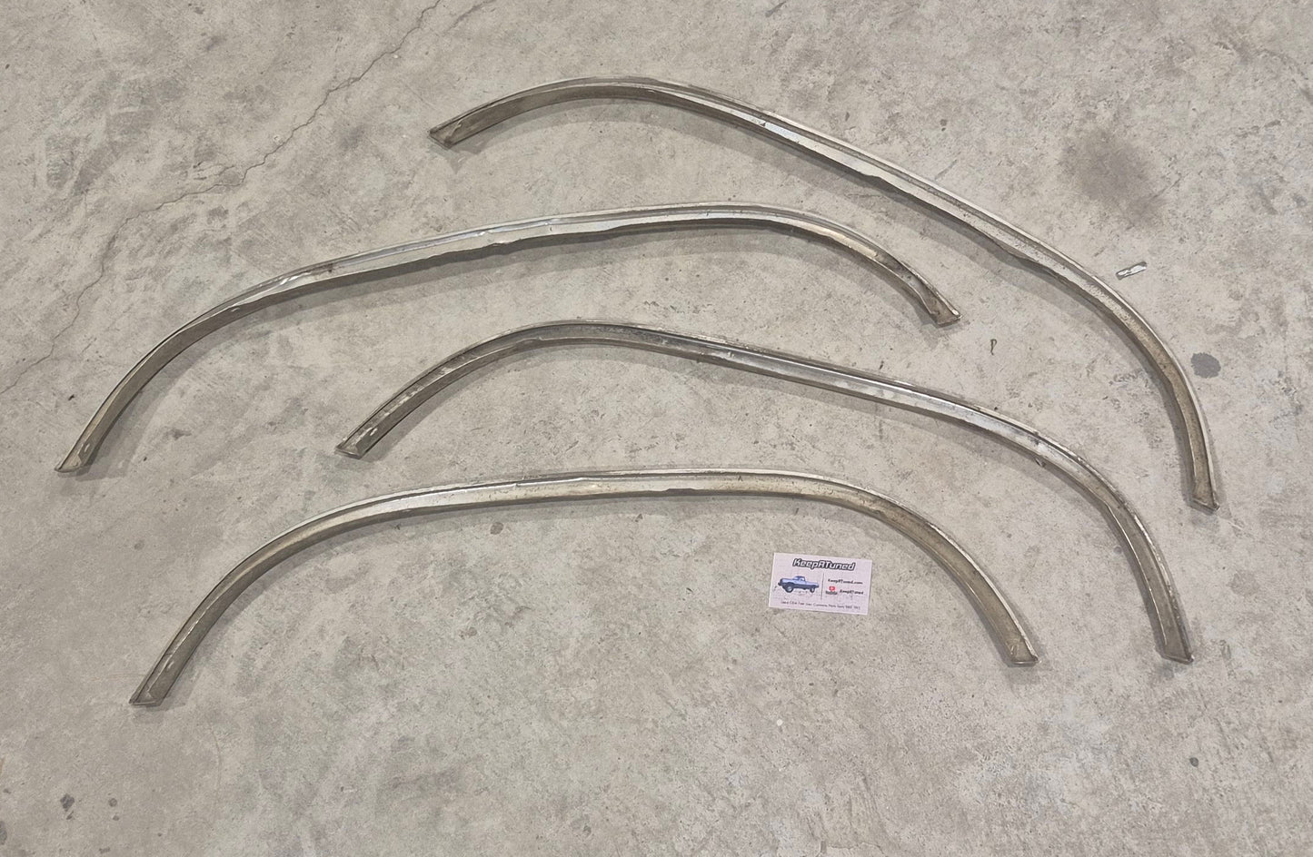 Aluminum Fender Trim Set 81-90 Dodge Ram 1st Gen Cummins