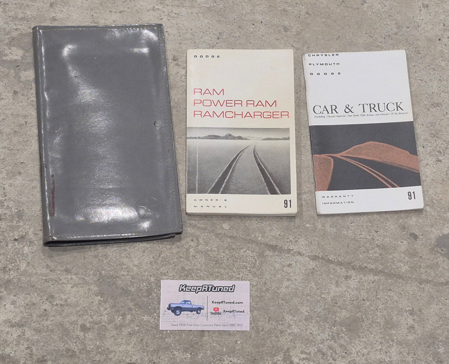 Owner's Manual And Owners Packet 1991 Dodge Power Ramcharger 1st Gen Cummins