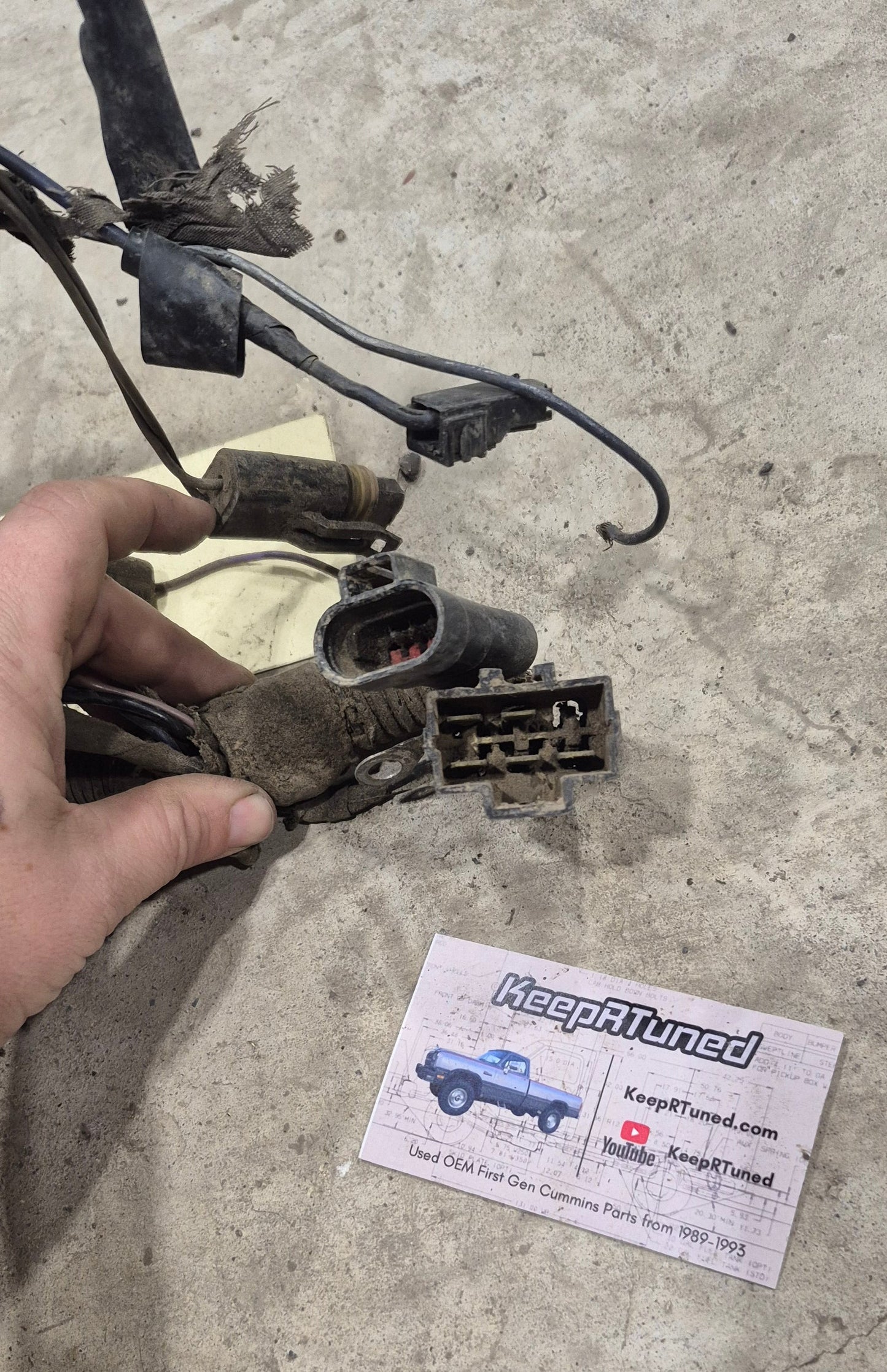 Engine Wiring Harness 1989 Non Intercooled 12 Valve Cummins