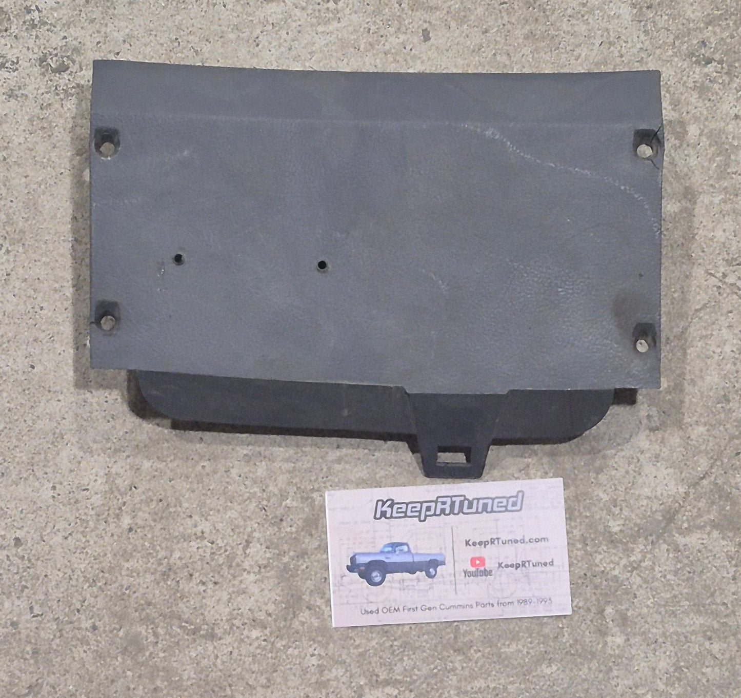 Trim - Grey Fuse Box Dash Trim 1st Gen Cummins
