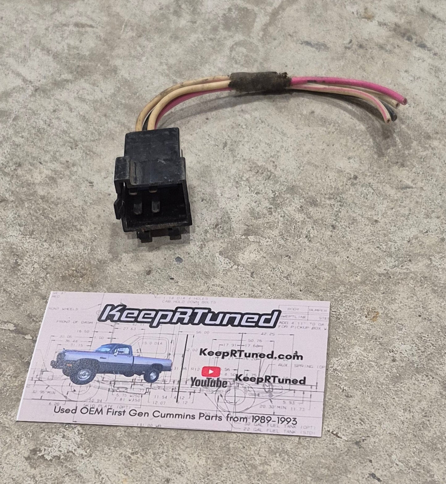 Brake Light Switch Plug Dodge Ram Cummins