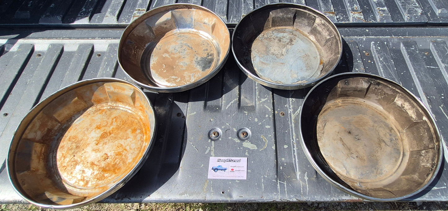 Dog Dish Hub caps 89-90 Dodge Ram 1st Gen Cummins