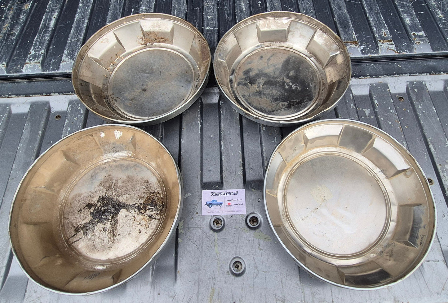 Dog Dish Hubcaps 91-93 Dodge Ram 1st Gen Cummins