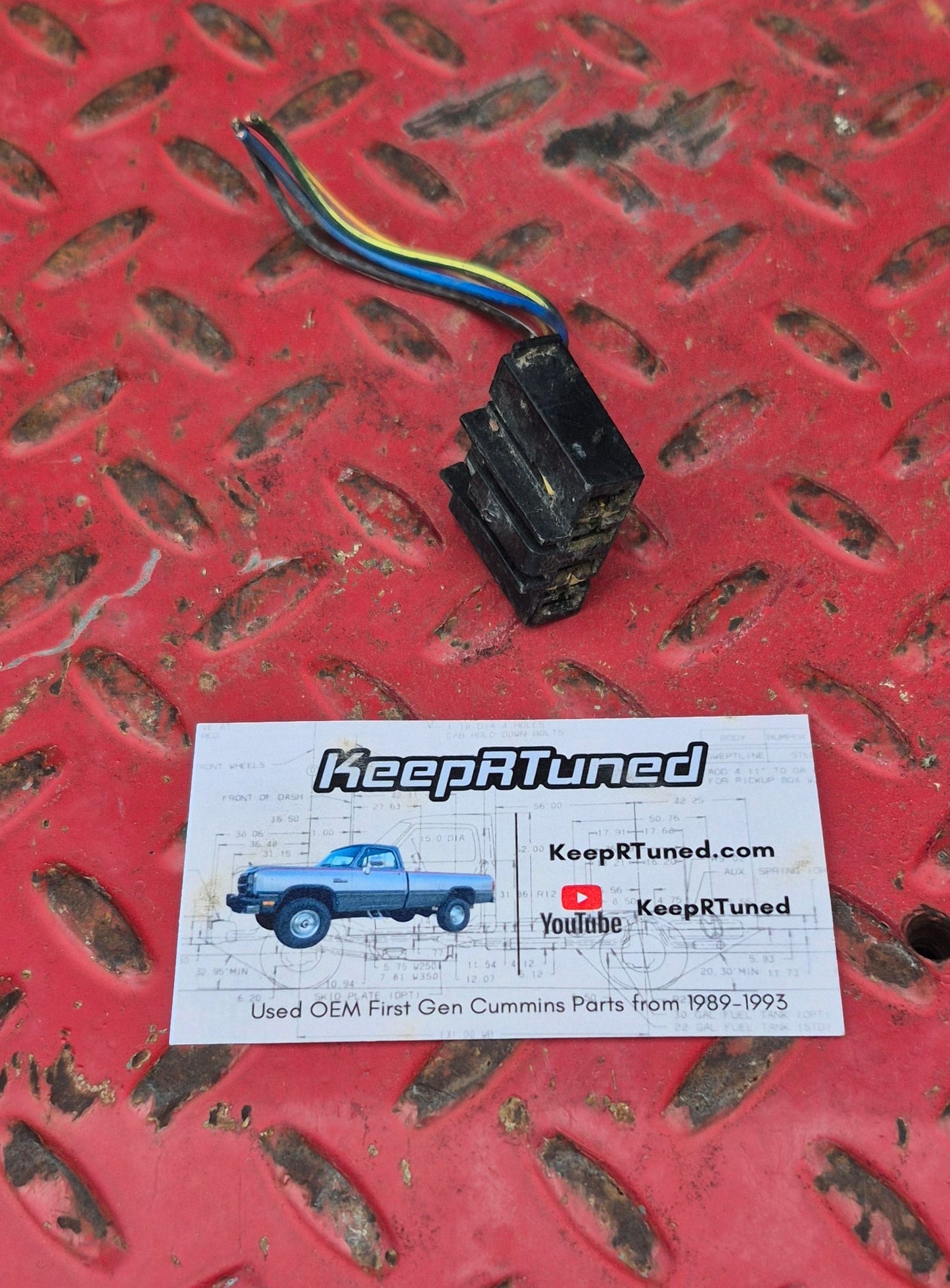 Wiper Motor Plug Dodge Ram Cummins