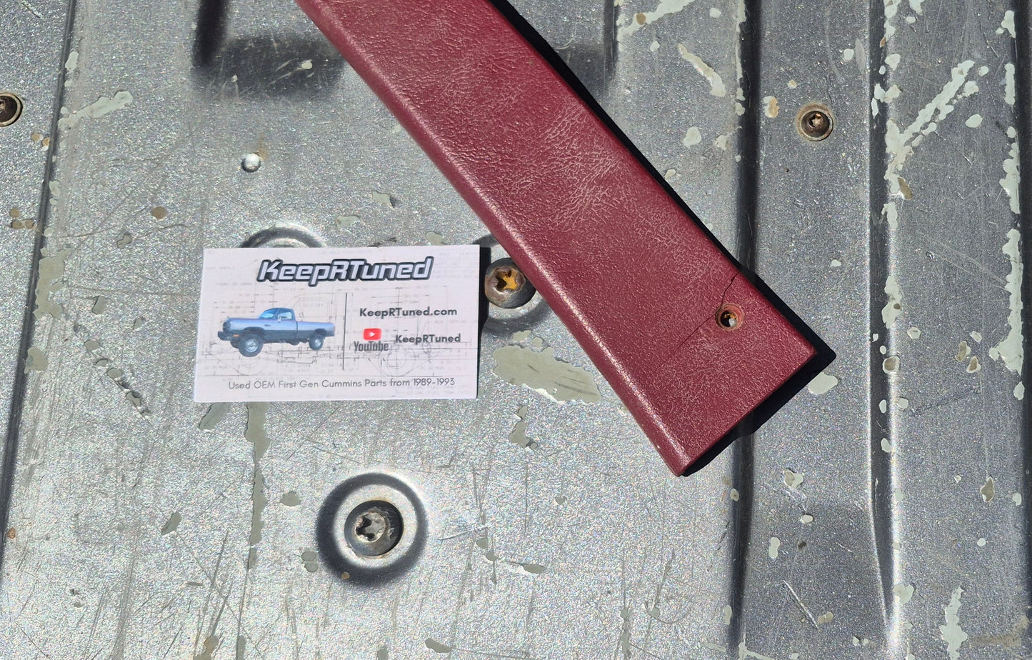 Headliner Trim (Above Passenger Door, Red)
