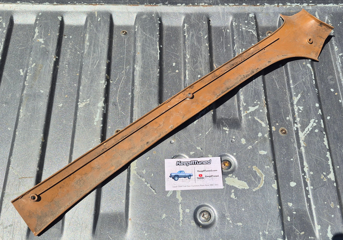 Headliner Trim Above Passenger Side - Tan 89-93 Dodge Ram 1st Gen Cummins