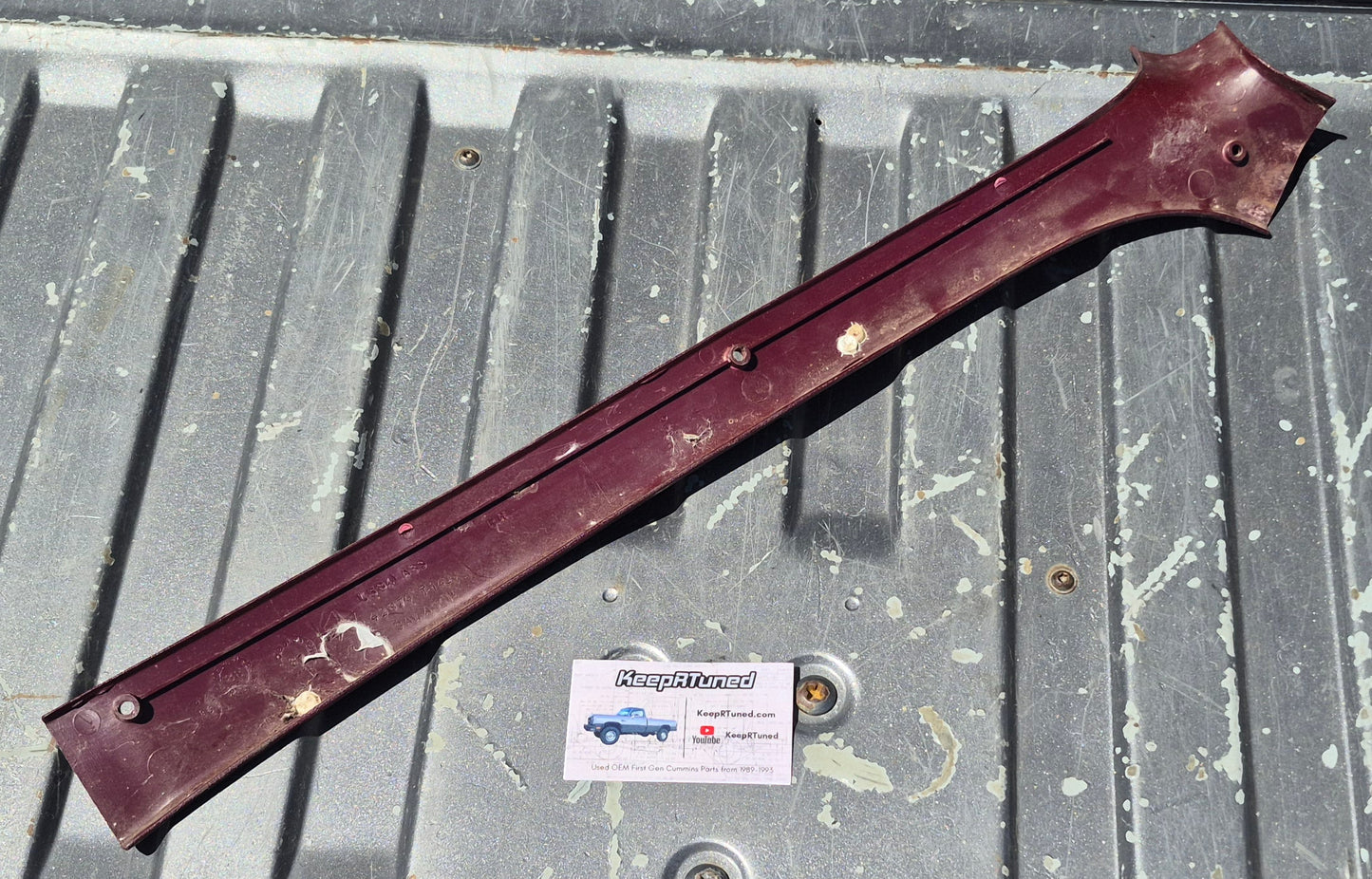 Headliner Trim (Above Driver Door, Red) 1st Gen Cummins 89-93