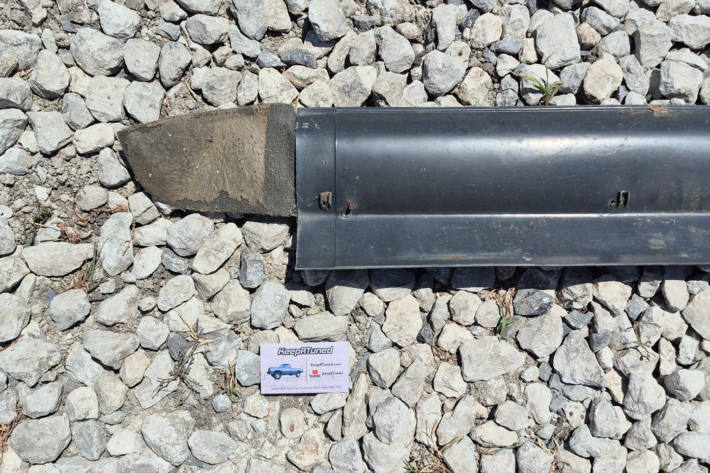 Trim Below Rear Window Carpeted Gray 89-93 Dodge Ram 1st Gen (Read)