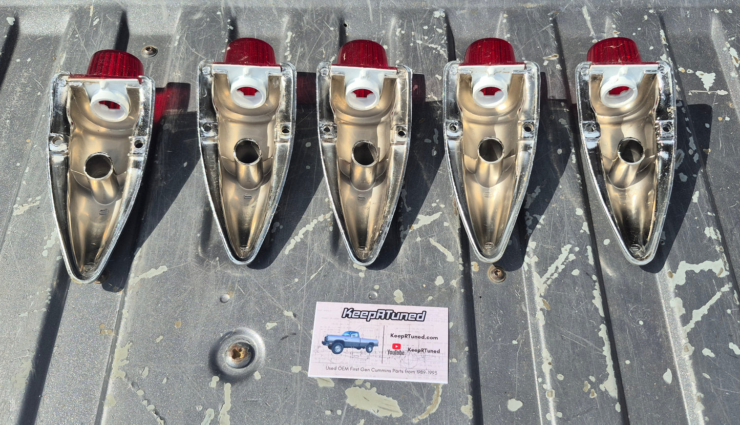 Dipsa Chrome Cab Light Set 89-93 Dodge Ram 1st Gen Cummins