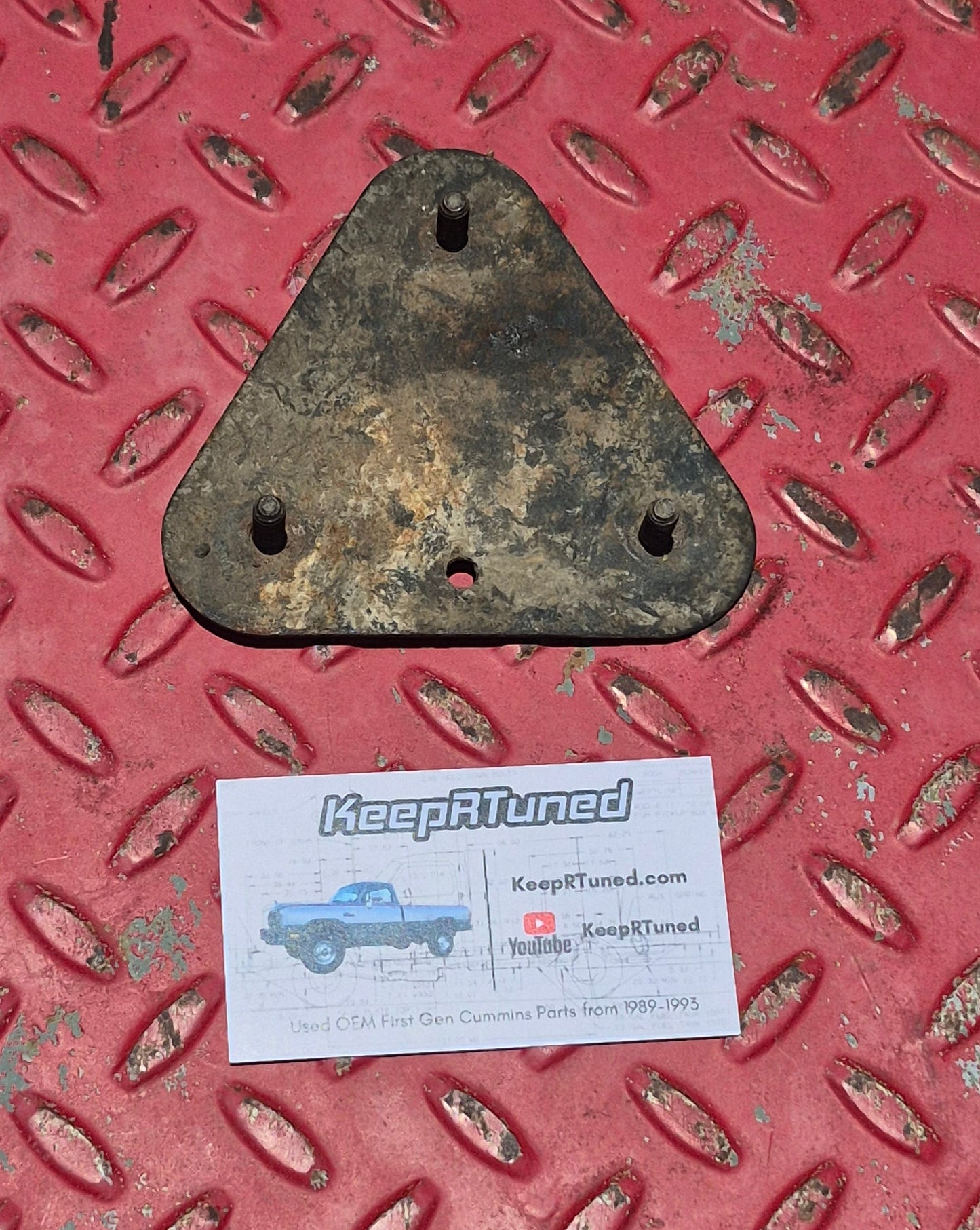 CRUISE CONTROL ACTUATOR BACKING / MOUNTING PLATE 1989-1993 DODGE RAM CUMMINS