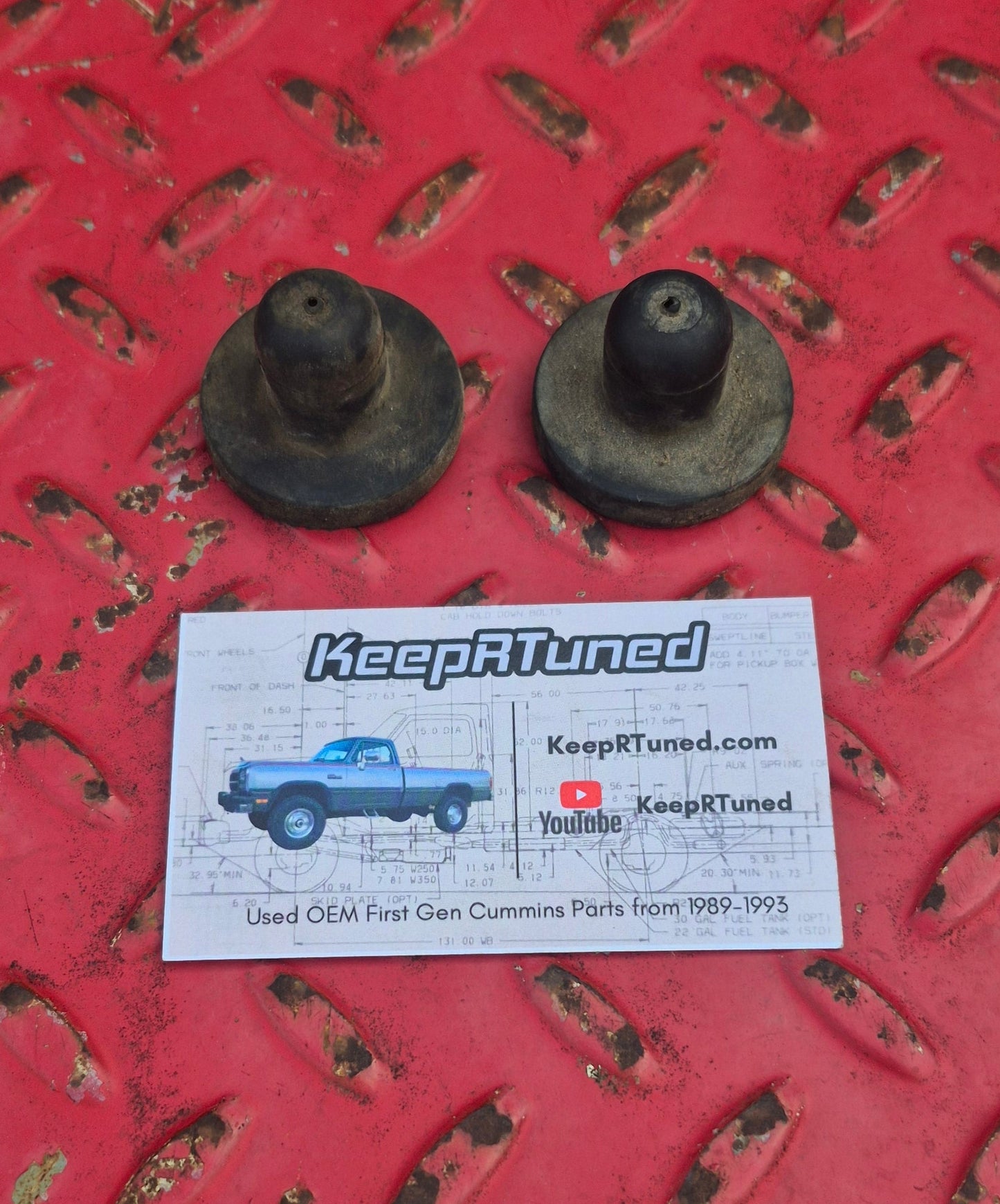 Intercooler Bushing Pair OEM 91-93 Dodge Ram 1st Gen Cummins