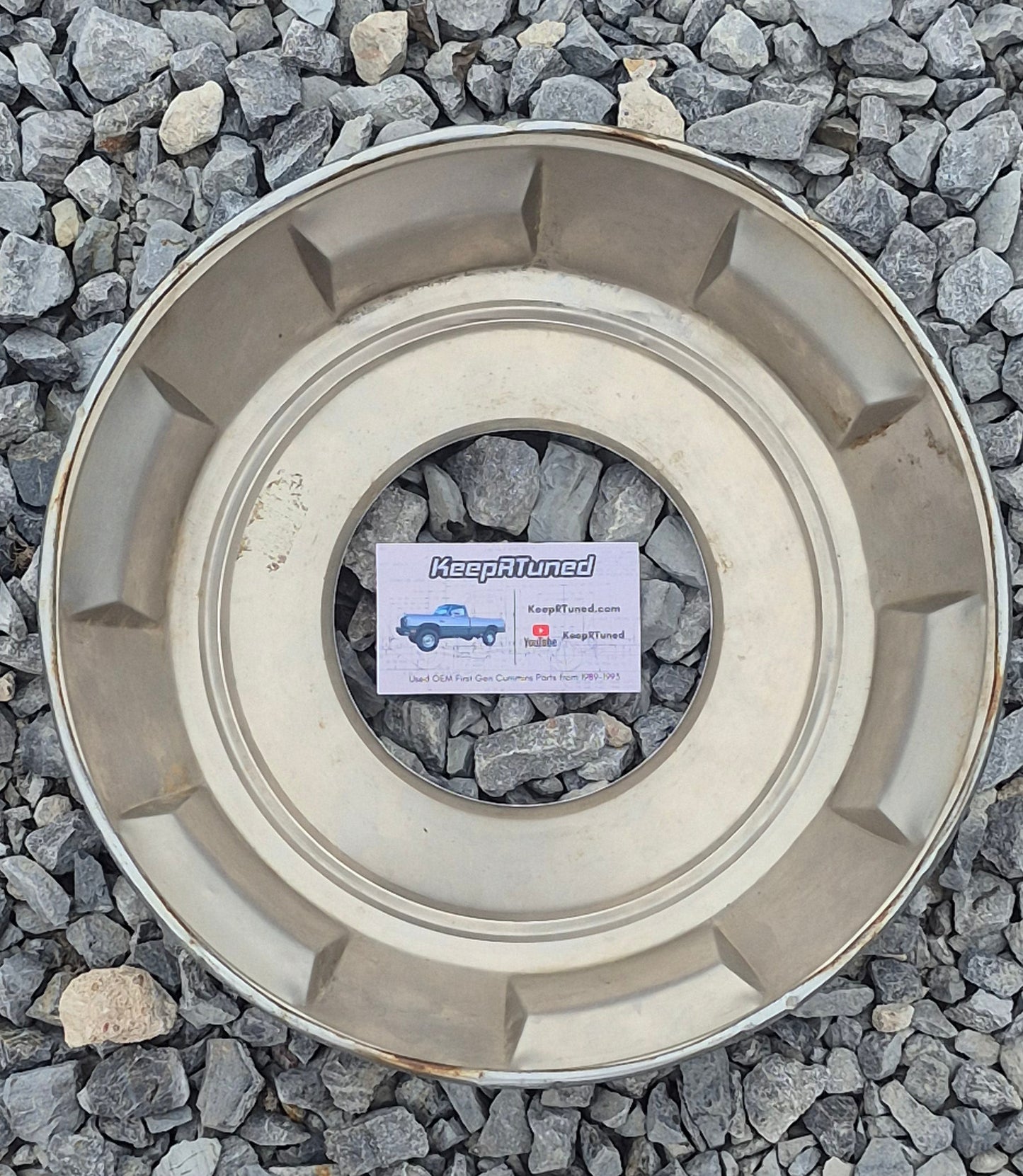 Dog Dish Hubcap For 4x4 W250 Dana 60 89-90 Dodge Ram 1st Gen Cummins