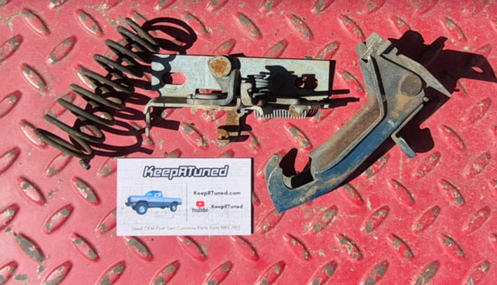 Hood Latch Bracket Set 81-93 Dodge Ram 1st Gen