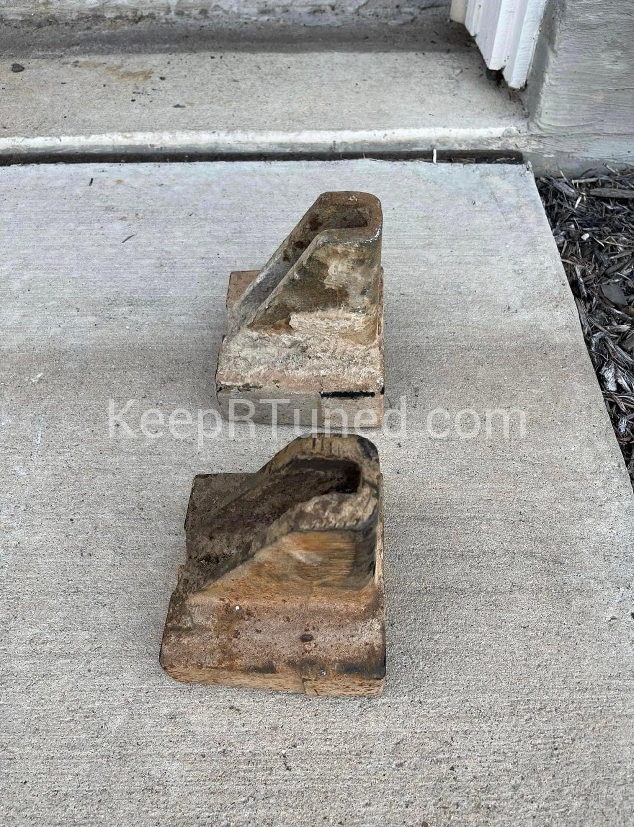 Lift Blocks 4x4 4” Factory Rear Lift Blocks Pair