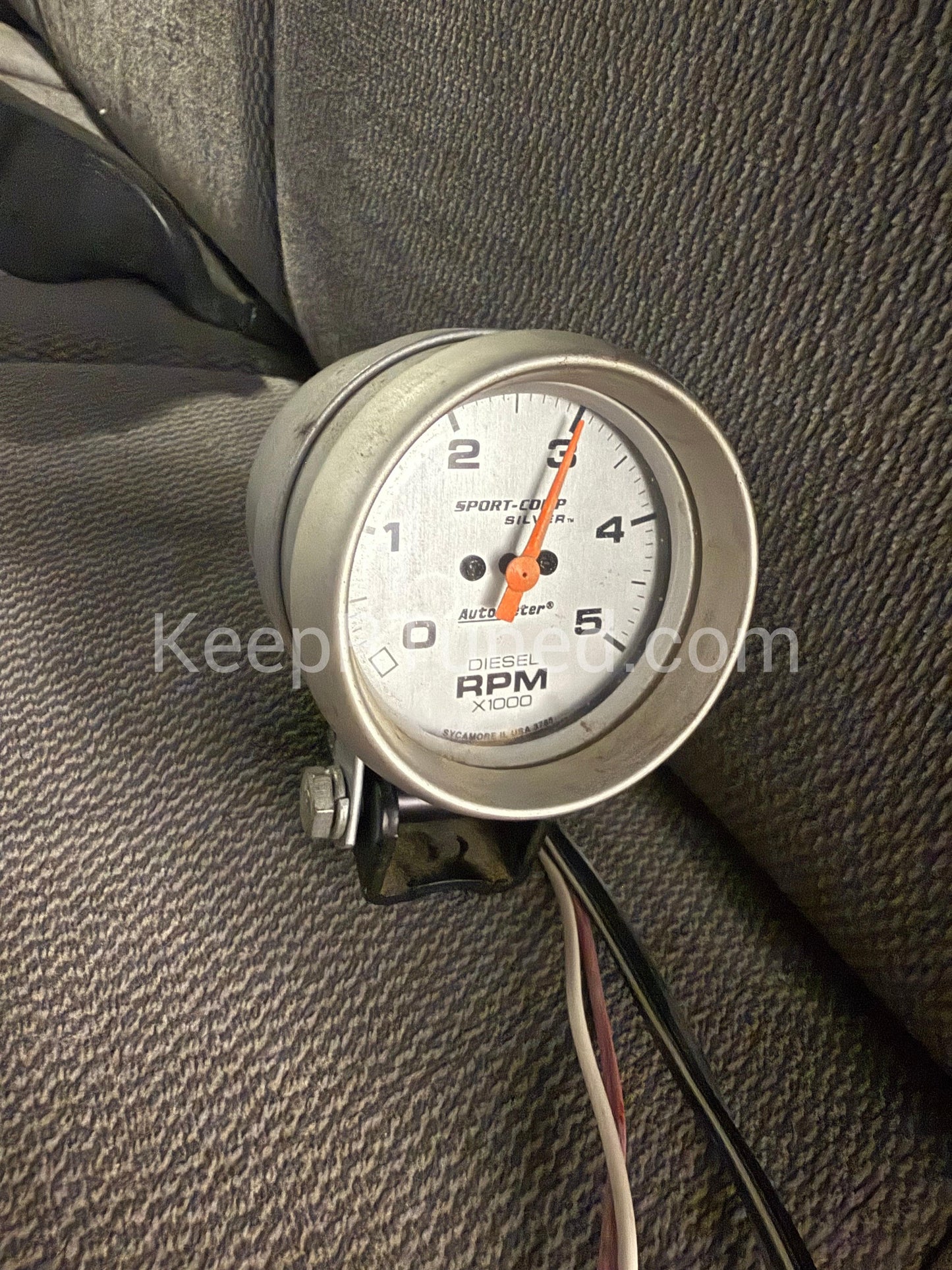 Tachometer Auto Meter Dash Mounted Tach and Wiring
