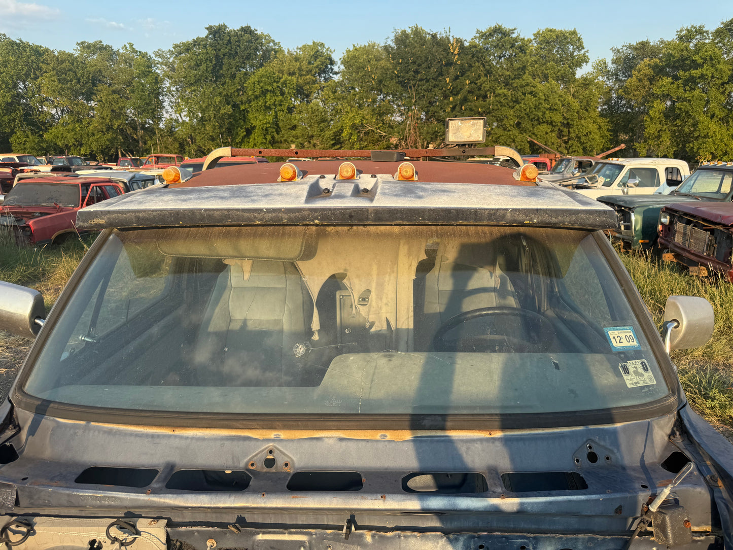 Light Bar Roof Rack (Clamps onto the roof rails)