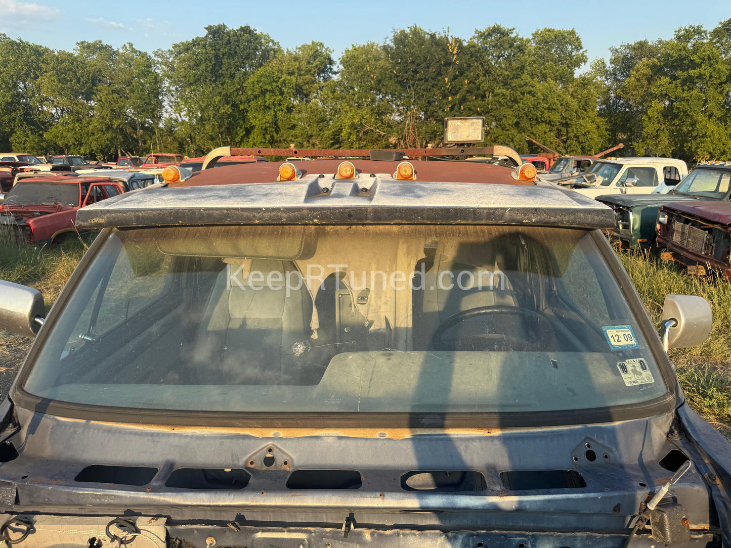 Light Bar Roof Rack (Clamps onto the roof rails)