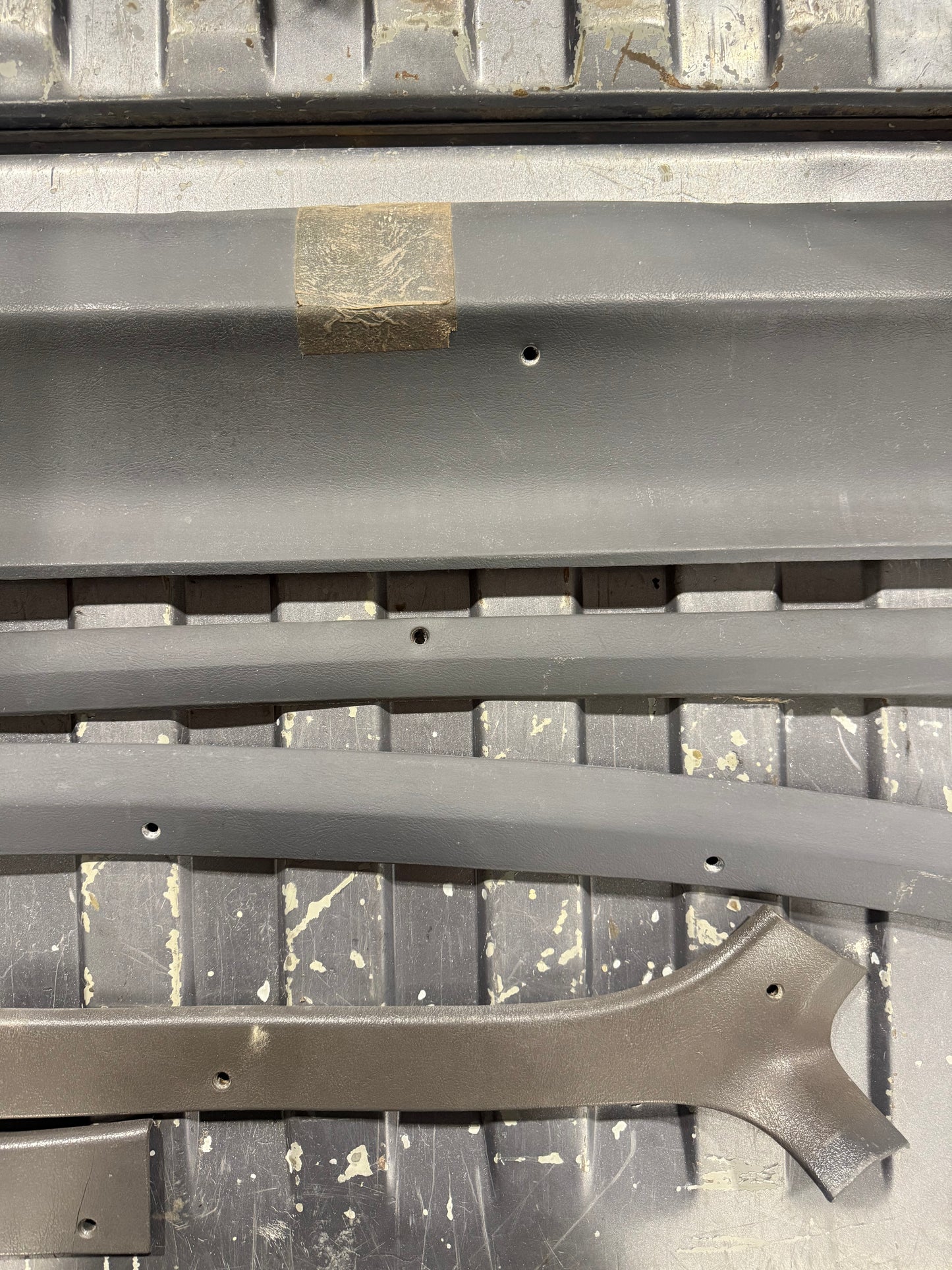 Grey Headliner Trim Bundle 81-93 Dodge Ram 1st Gen Cummins