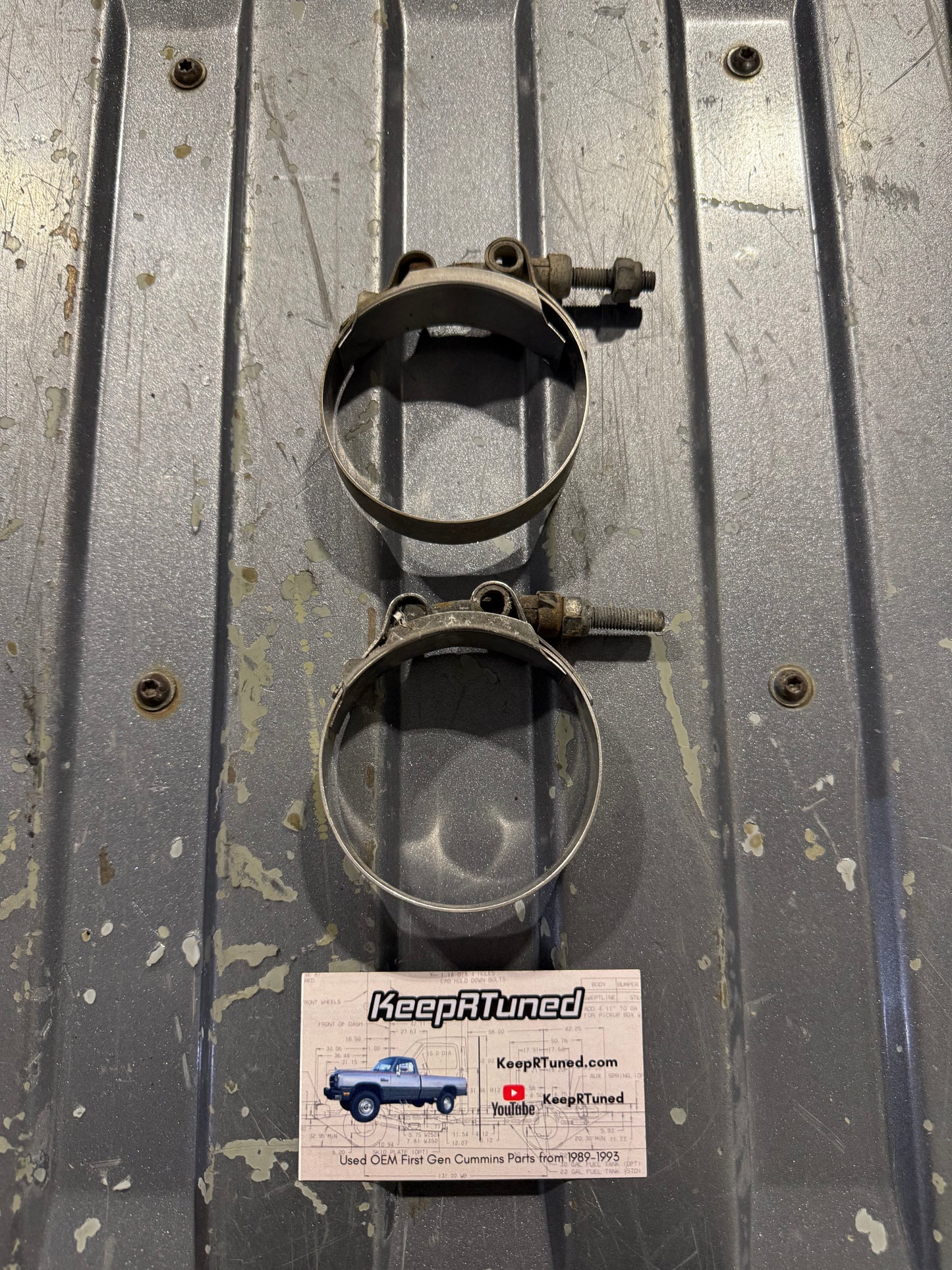 Intercooler Boot Clamps Pair of 2