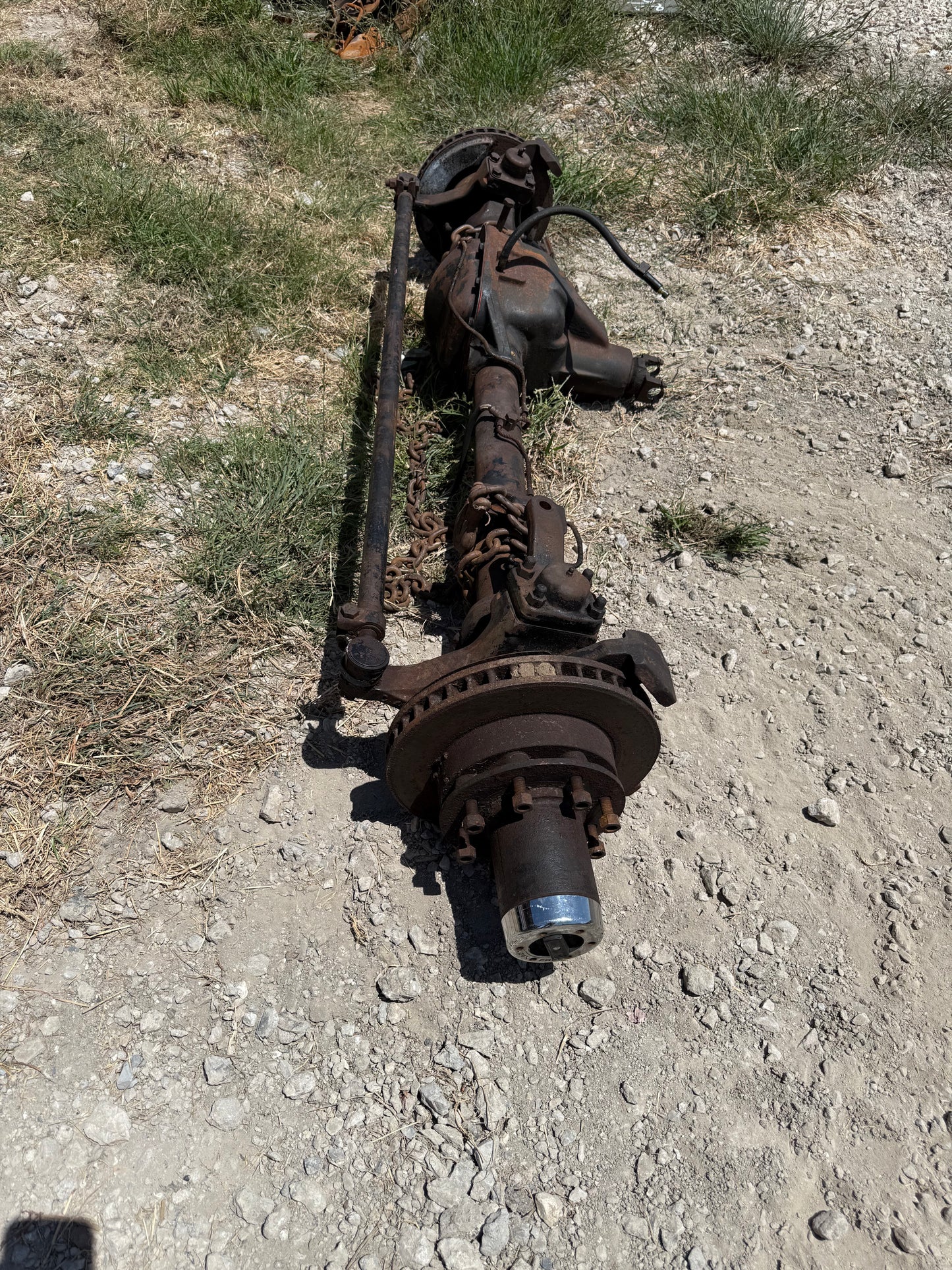 Front Axle Dana 61 3.07 Gears First Gen Cummins 89-91 (Local Pickup or extra for Freight Shipping)