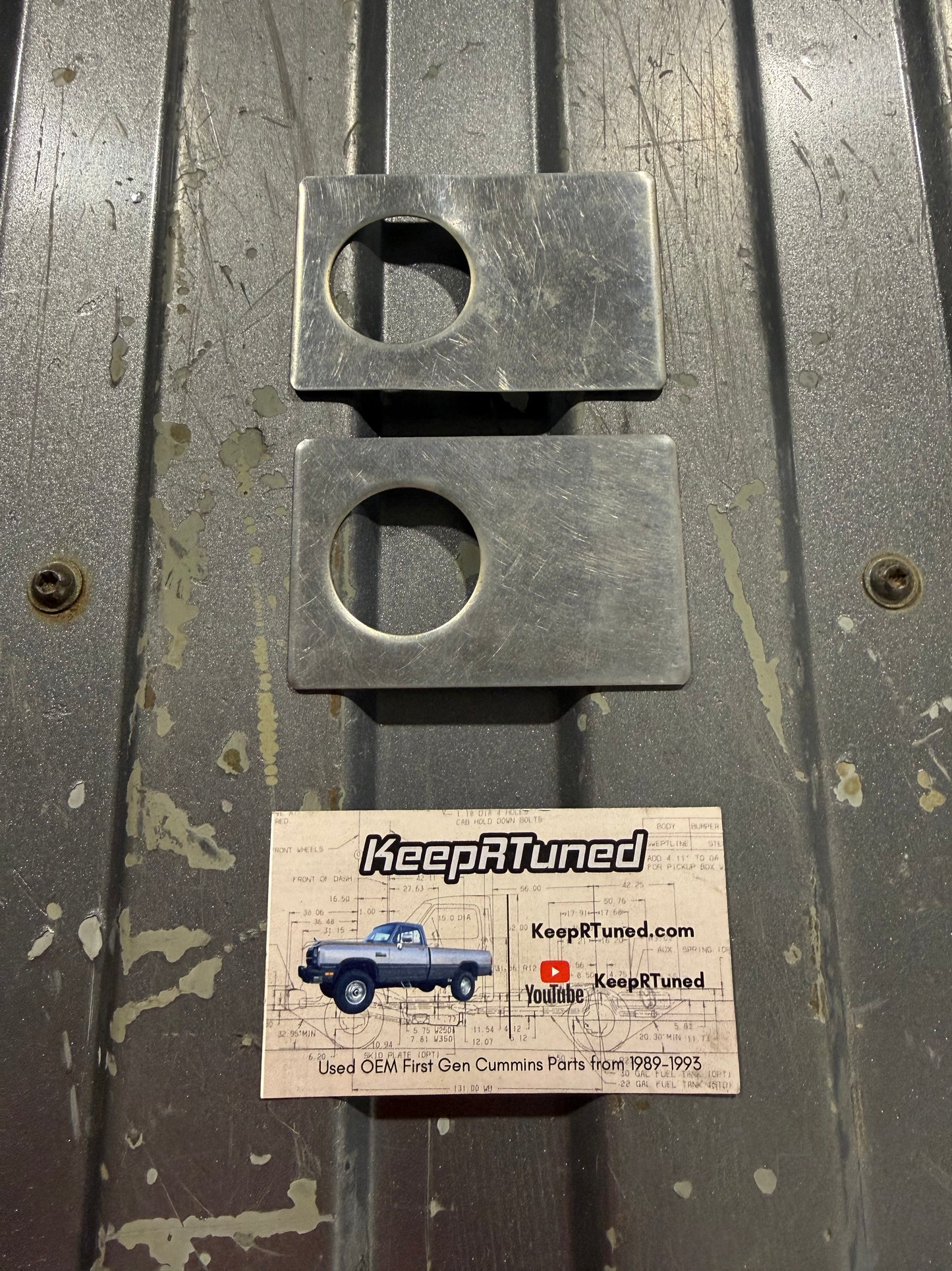 Dealer Option Key Scratch Protection For Door Lock 89-93 Dodge Ram 1st Gen Cummins