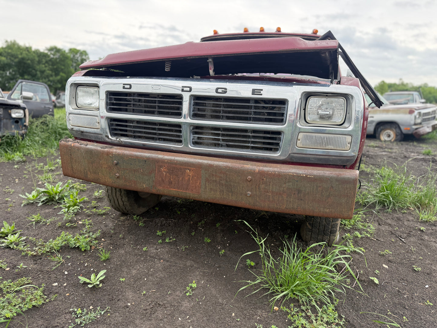 Front Bumper Metal 91-93 Dodge Ram 1st Gen Cummins (Local pickup or extra for freight)