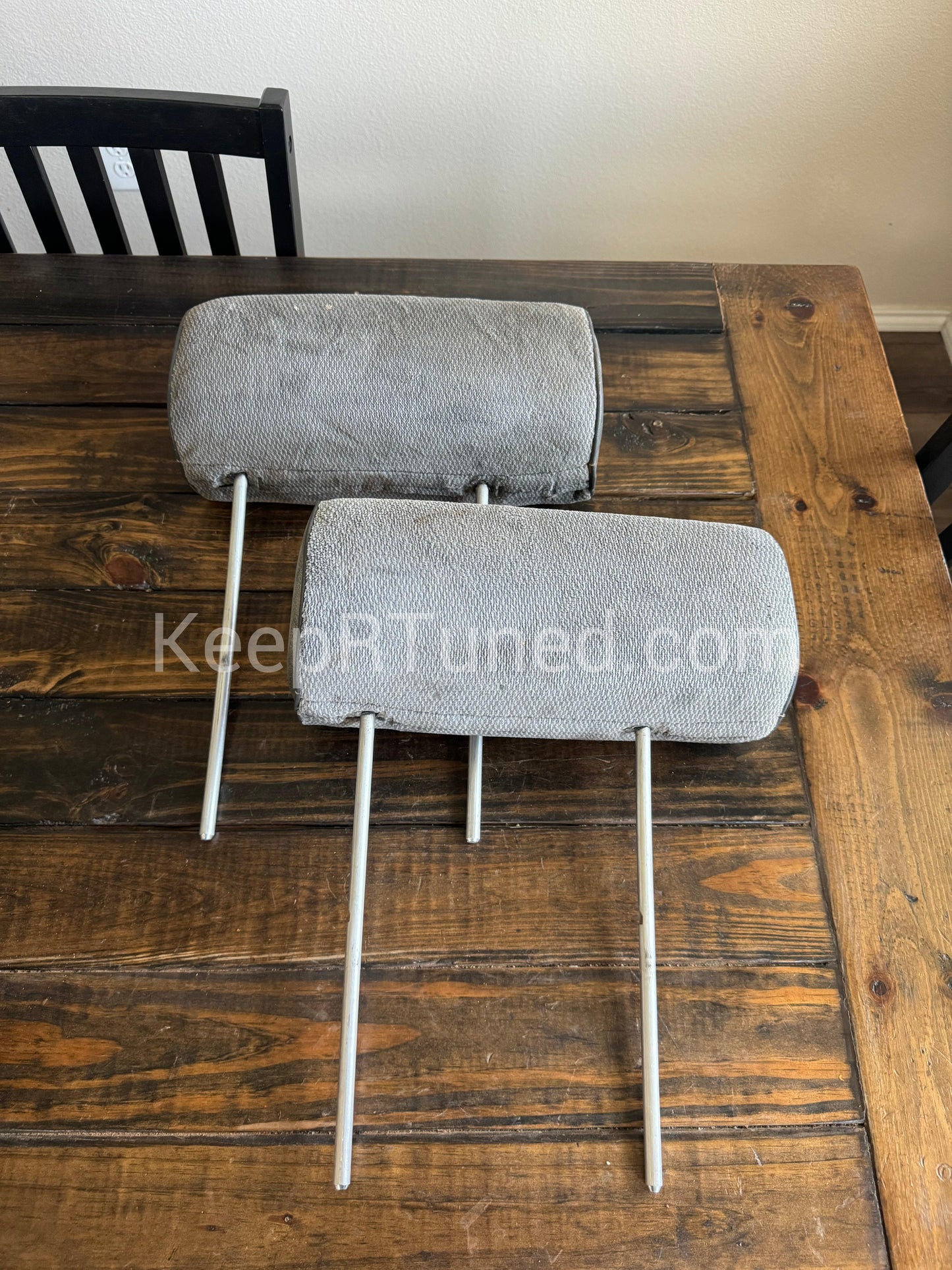 Headrest Bench Seat Grey 89-93 Dodge Ram 1st Gen Cummins