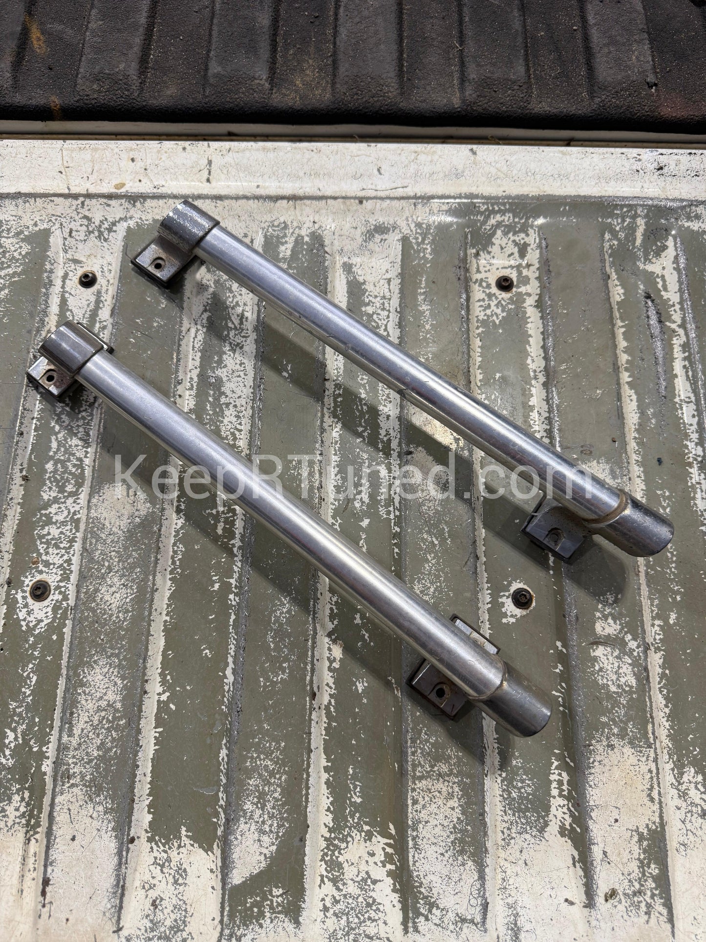 Chrome Grab Handle Set