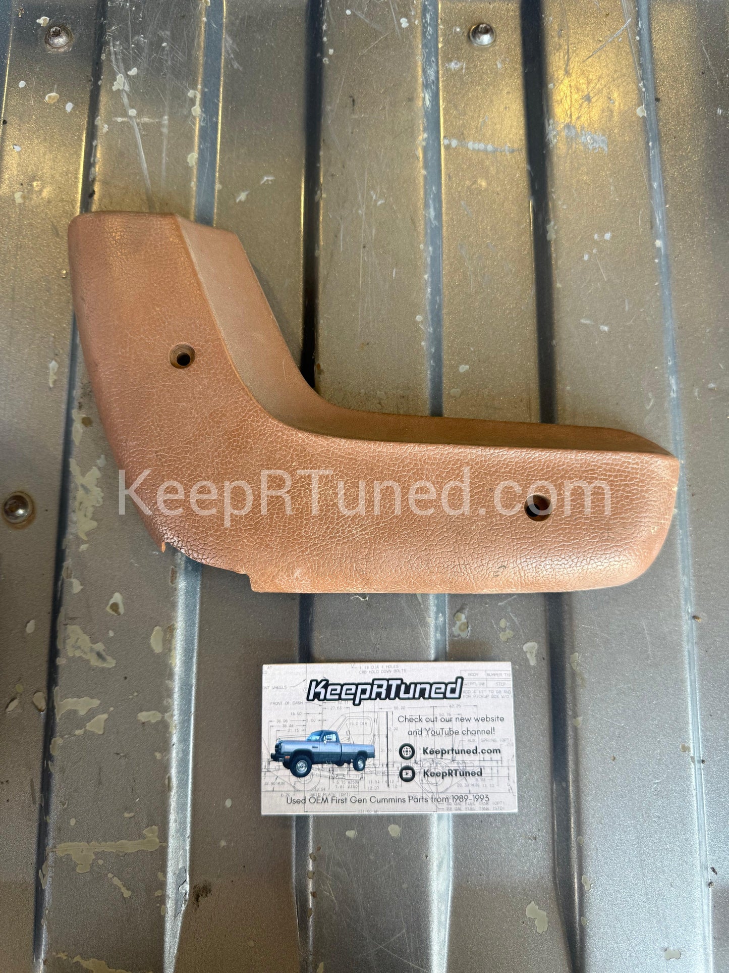 Club Cab Split Bench Seat Cover Spice Tan (passenger side) 92-93 1st Gen Cummins