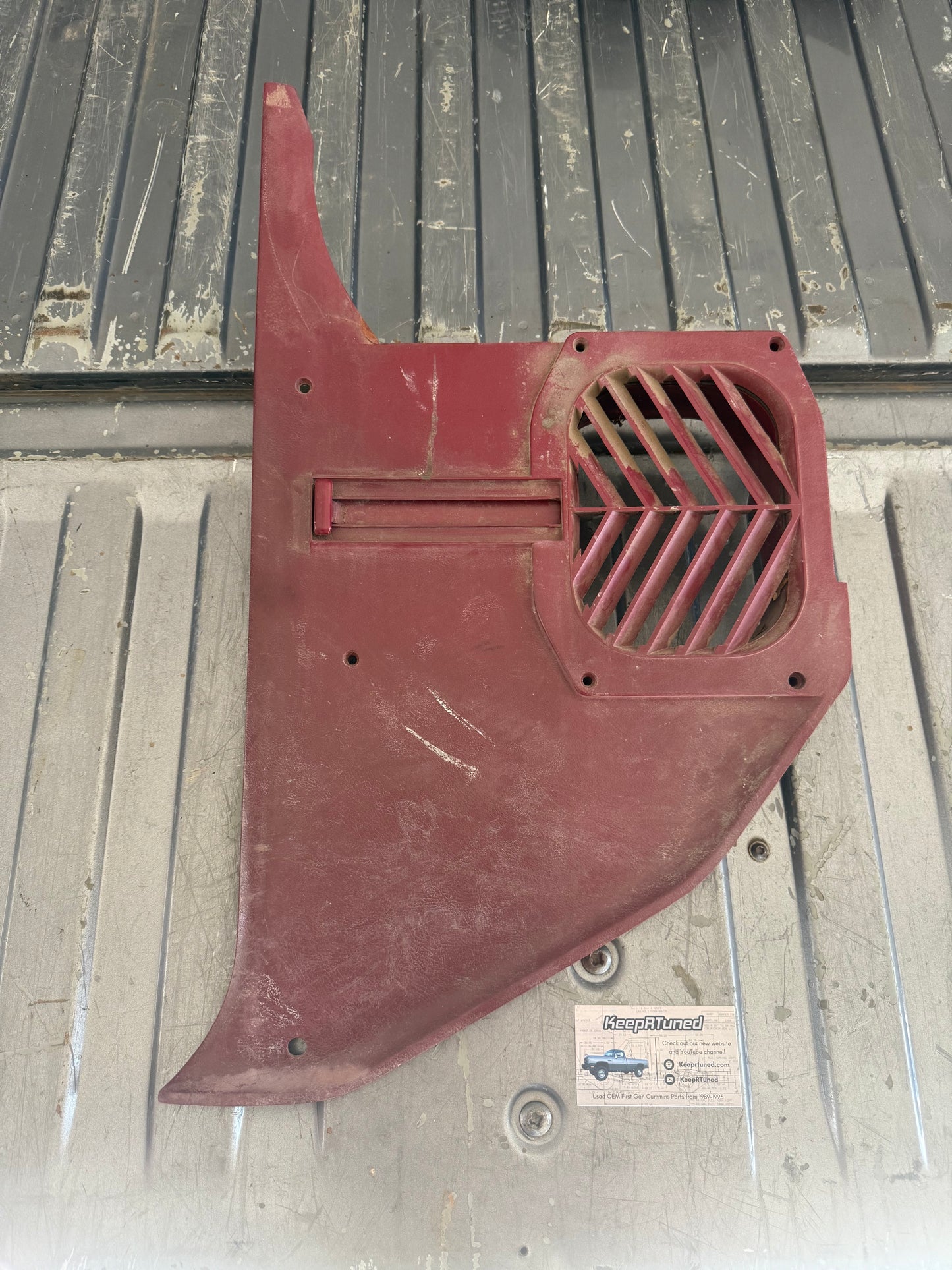 Kick Panel Drivers Side Red