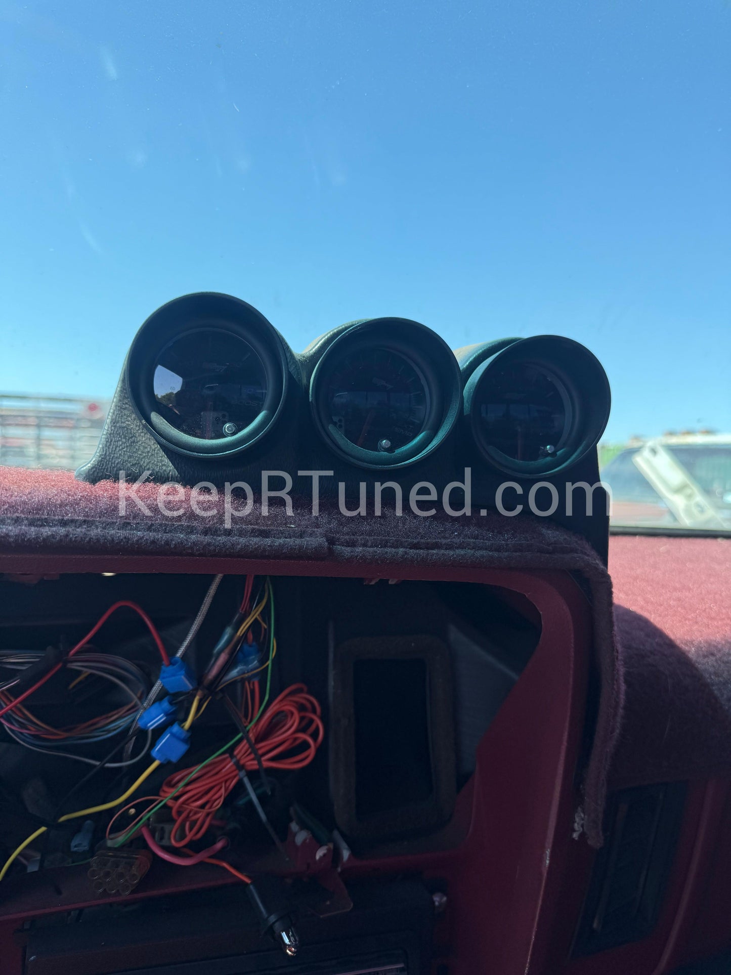 Glow shift Gauges and Pod with all Wiring etc