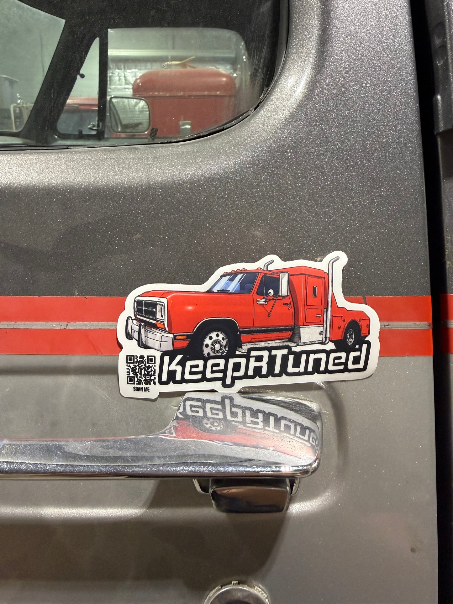 Window Decal Rare Mini Semi