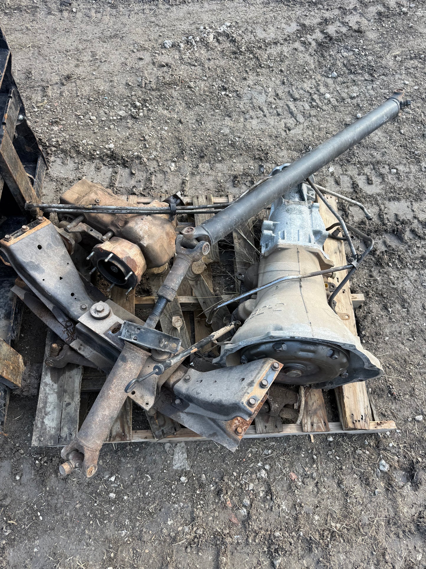 Automatic transmission 4x4, driveshafts, lines, 4x4 transmission mount, transfer case