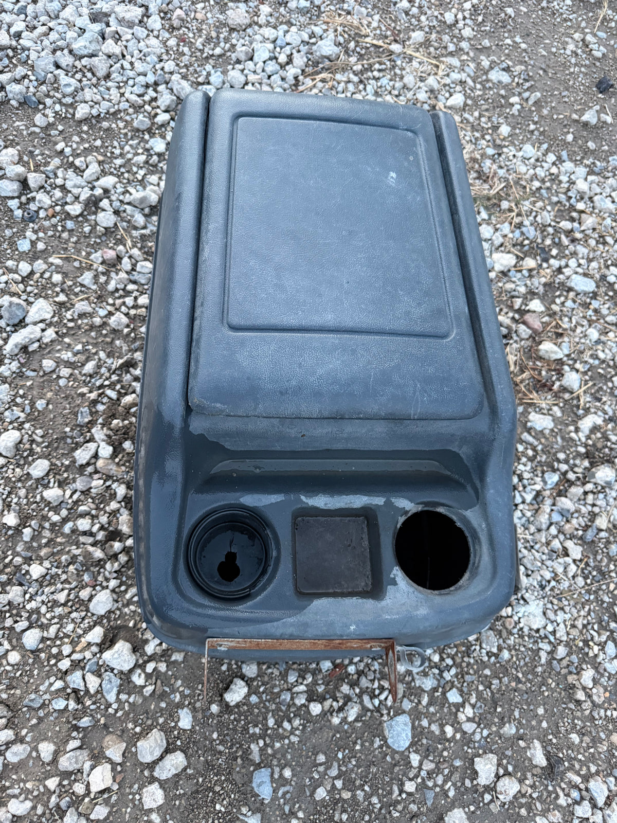 Center Console Grey For Captain Seats 89-93 Dodge Ram Cummins