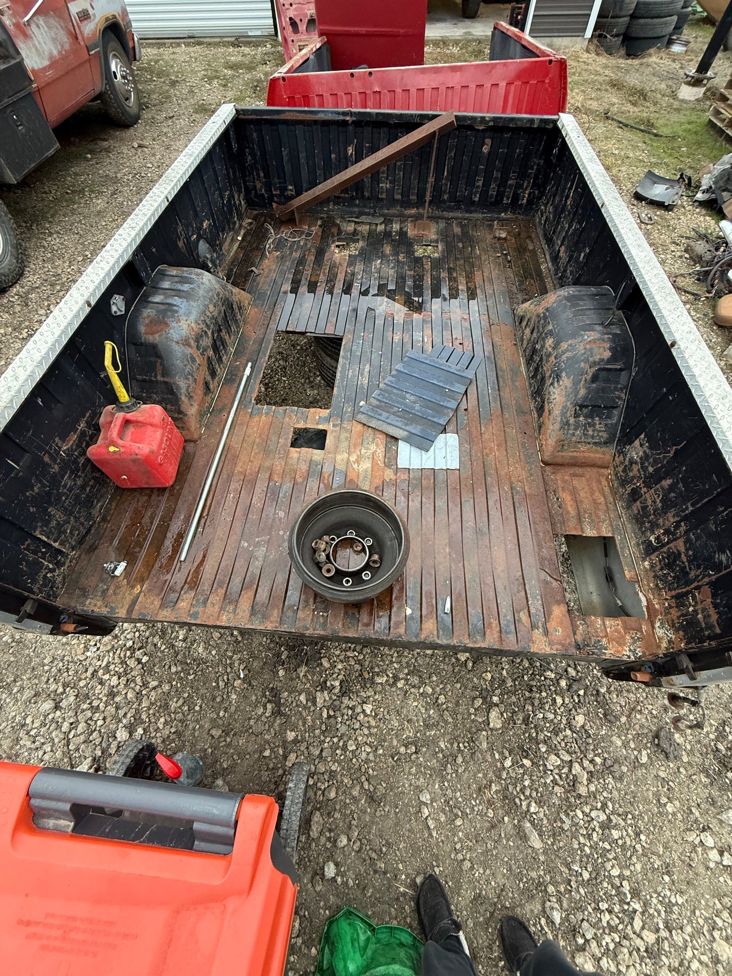 Black / Silver Dually Bed First Gen Cummins