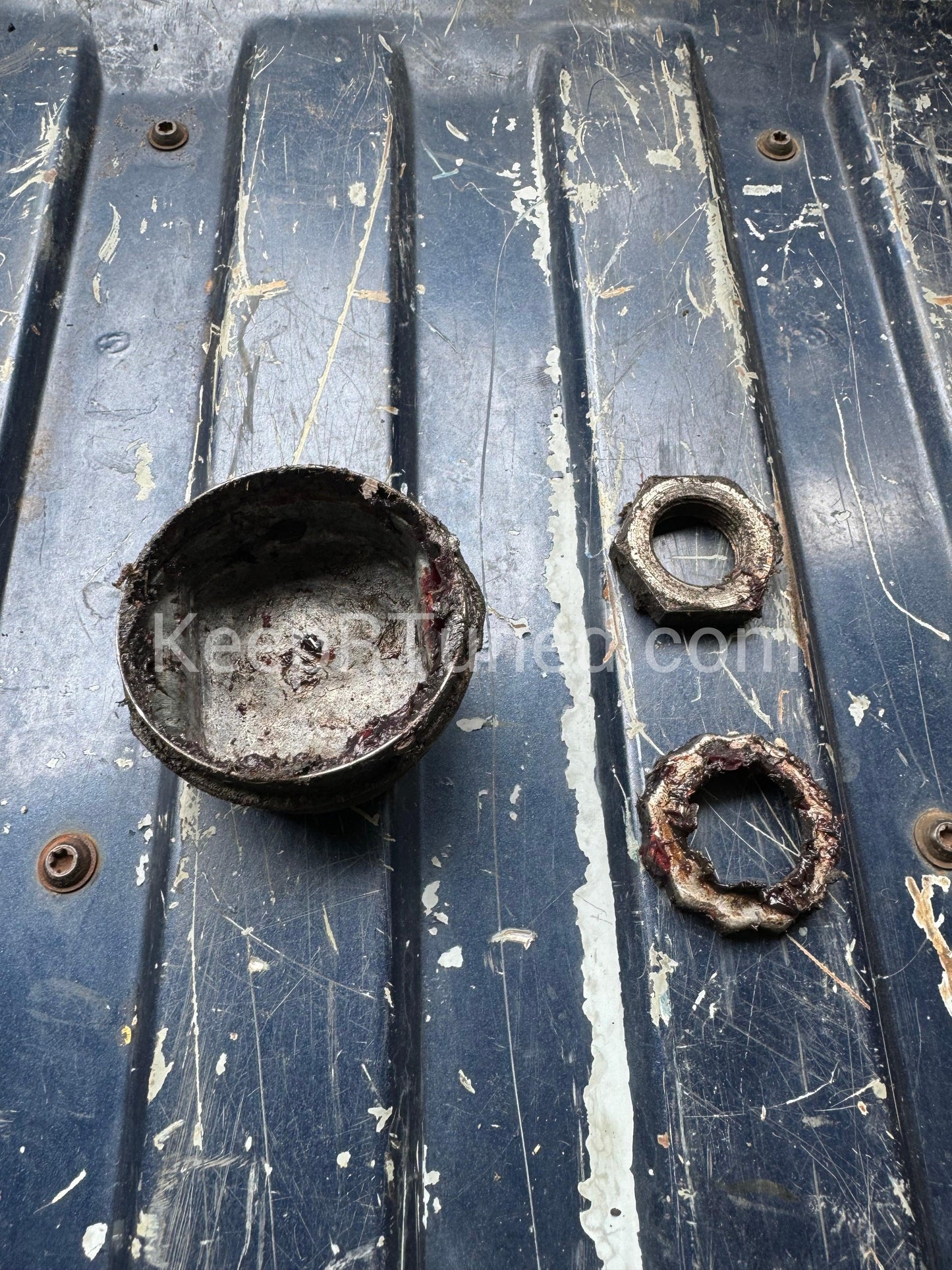 Grease Cap Nut and Retainer for 2wd Cummins