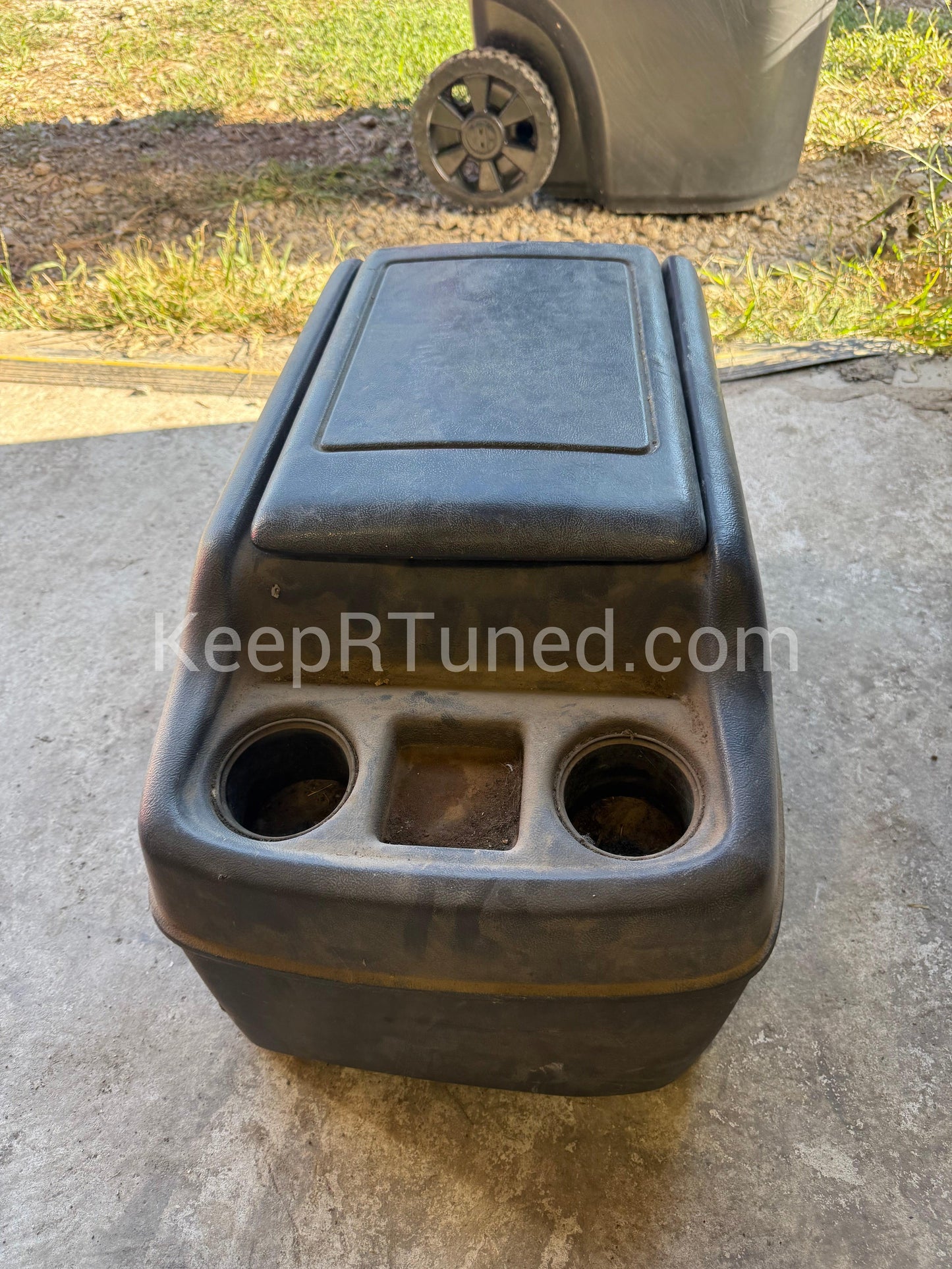 Center Console Grey For Captain Seats 89-93 Dodge Ram Cummins