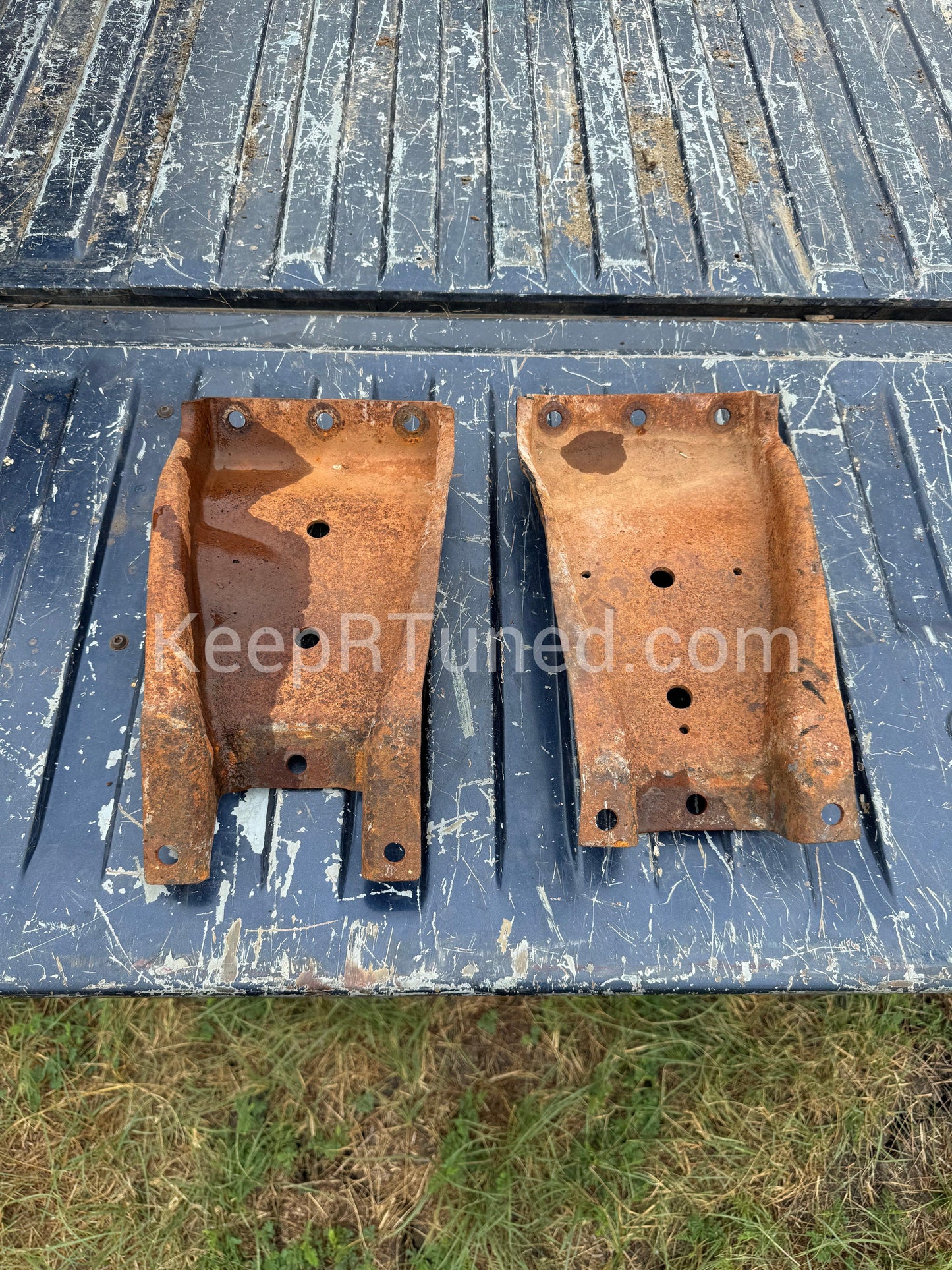 Transmission Crossmember Braces Sides Mount 89-91 Cummins Auto or Manual 4x4 13.75” Roughly