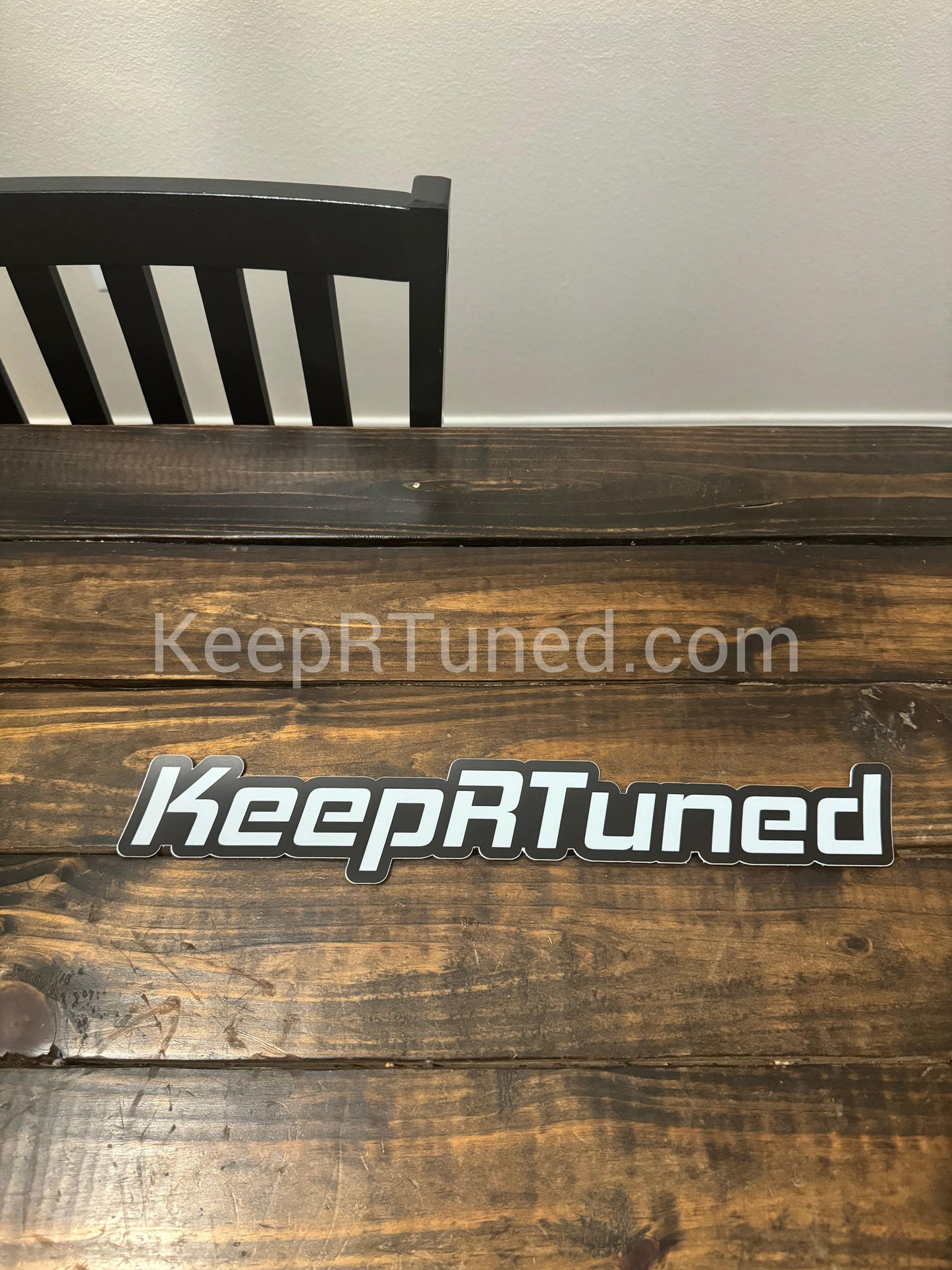 Vinyl KeepRTuned Decal 14” x 2” Grey