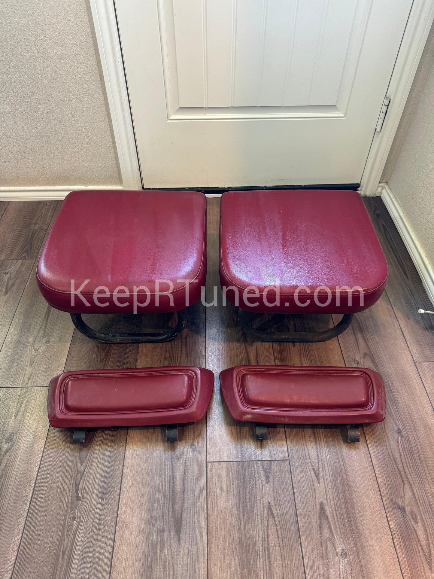 Club Cab Rear Jump Seats Red