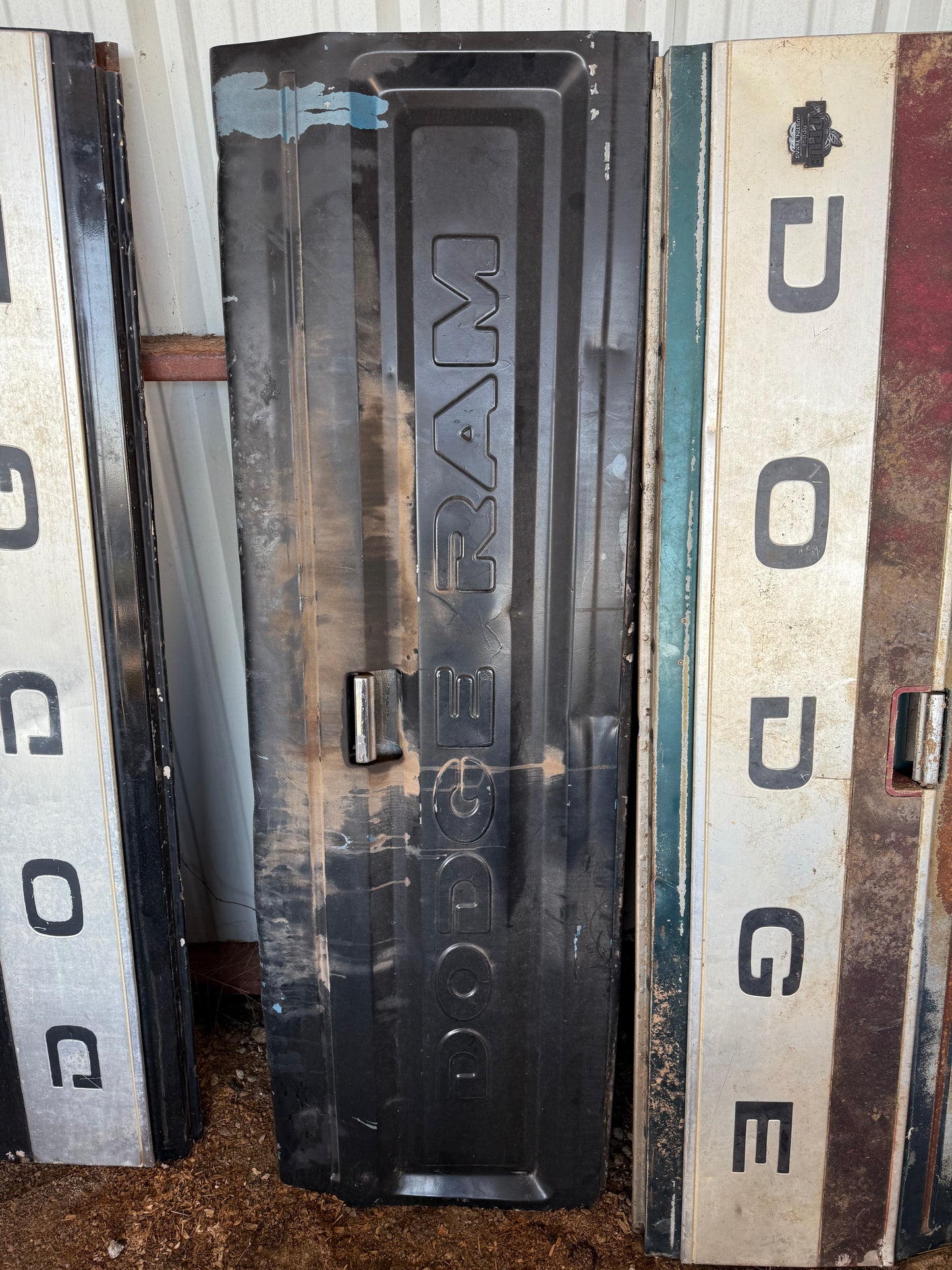 Tailgate Black Stamped